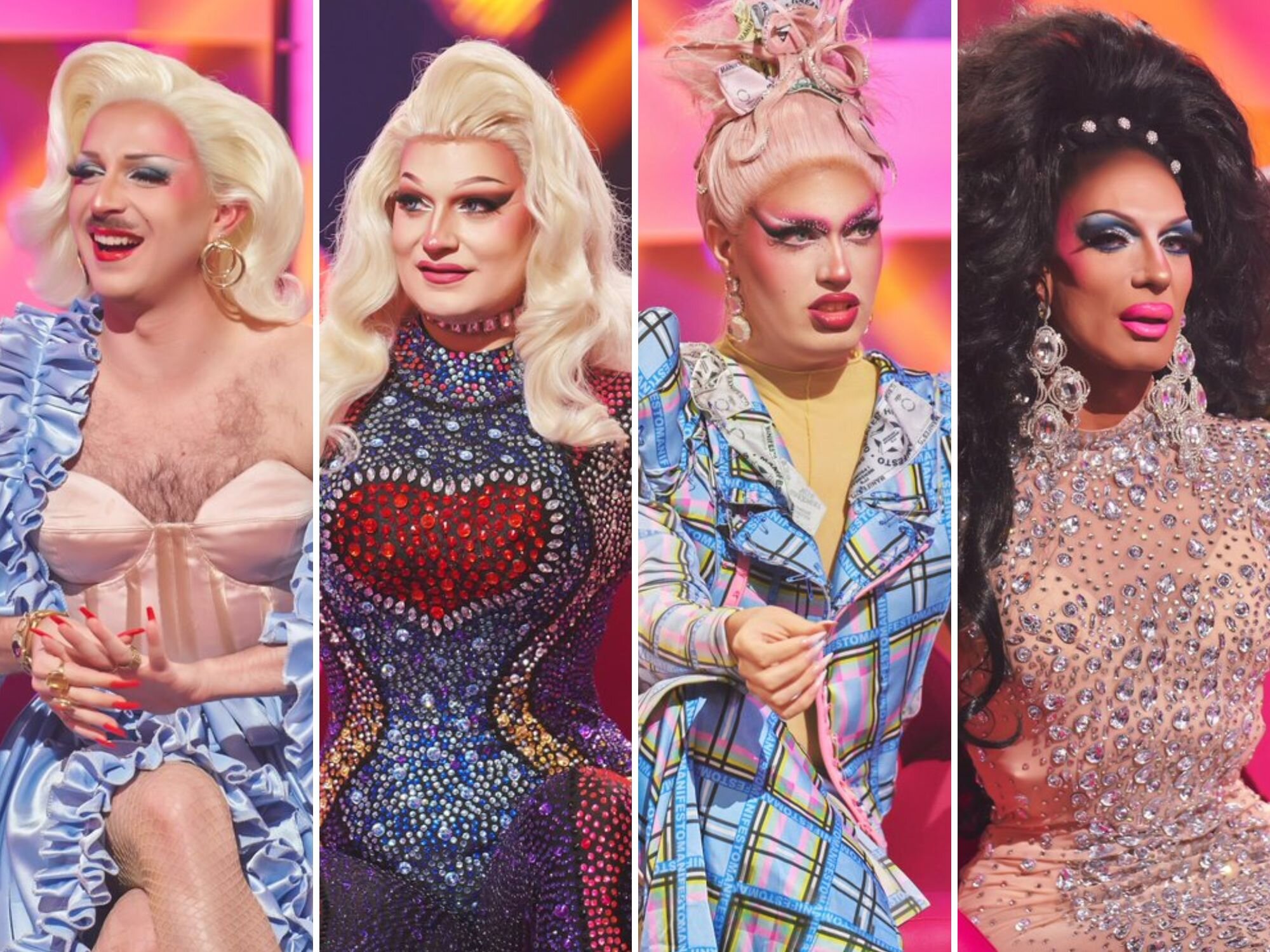 Laca Udilla, Margarita Kalifata, Nix y Satín Greco, finalistas de 'Drag Race España 5'