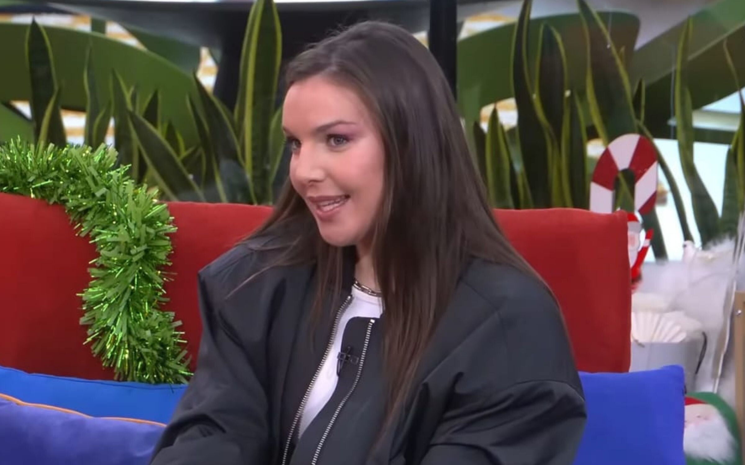 Ines Hernand en su visita a la Academia de 'OT 2025'