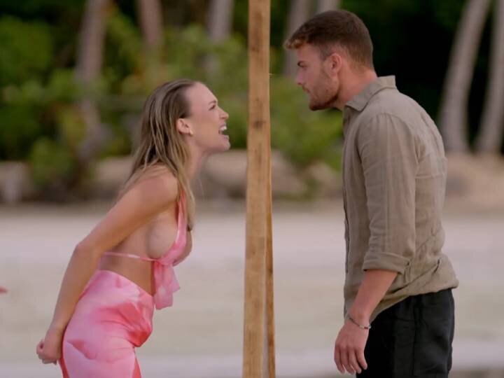 Almudena se encara con Darío en su reencuentro en 'La isla de las tentaciones 9'