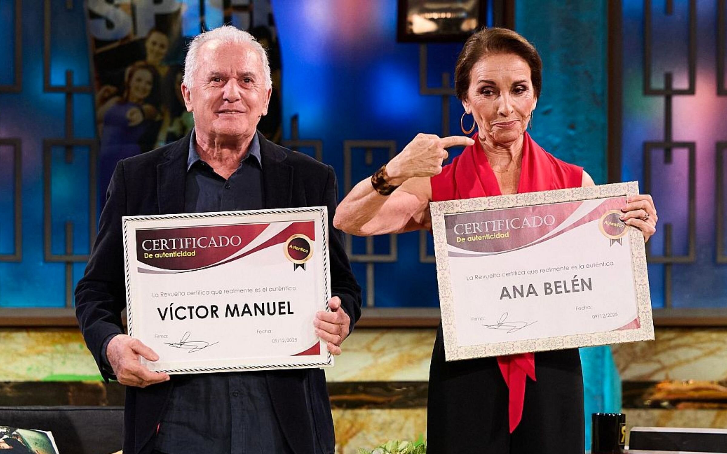 Víctor Manuel y Ana Belén en su entrevista en 'La revuelta'