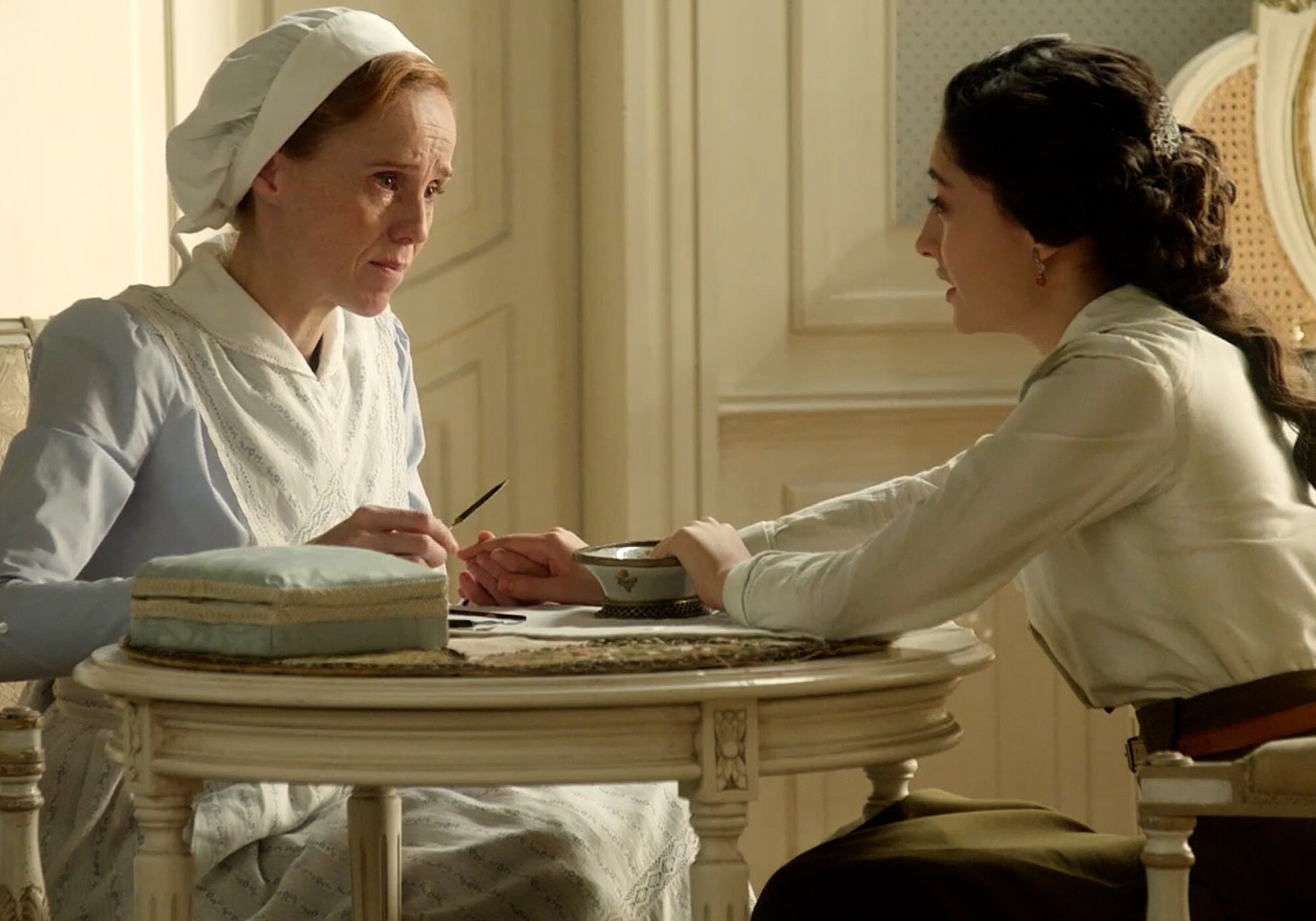 Pía y Ángela charlan en el episodio 732 de &#39;La promesa&#39;