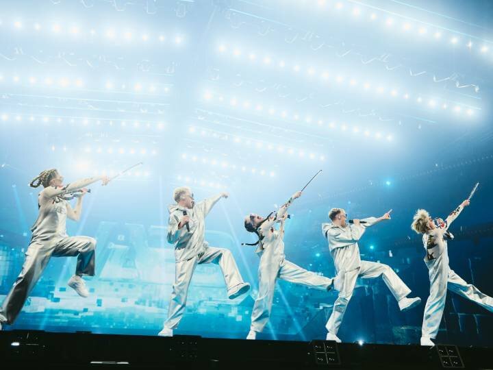 VÆB durante su actuación en la final de Eurovisión 2025