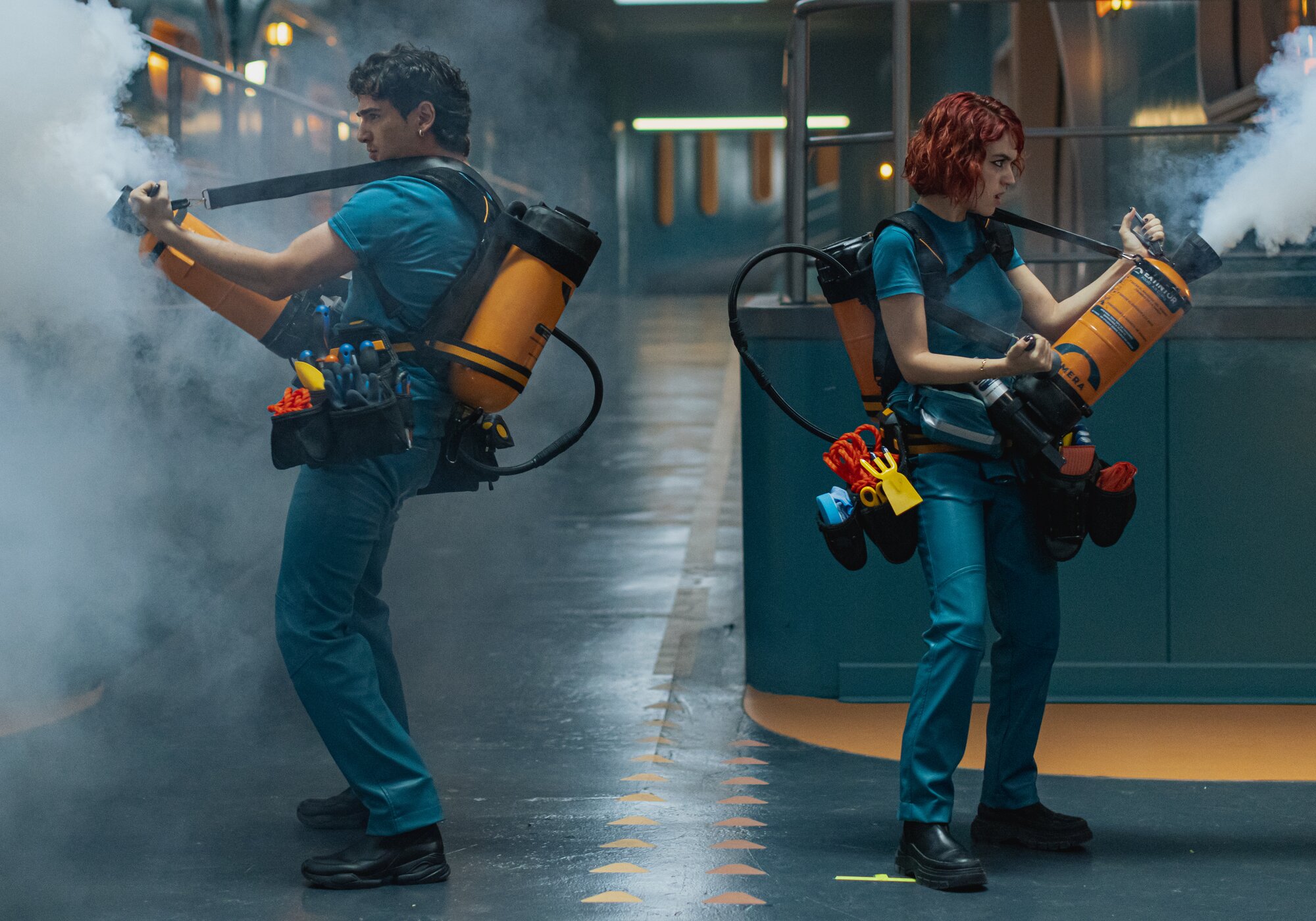 Pau Simón y Alícia Falcó en 'El refugio atómico'