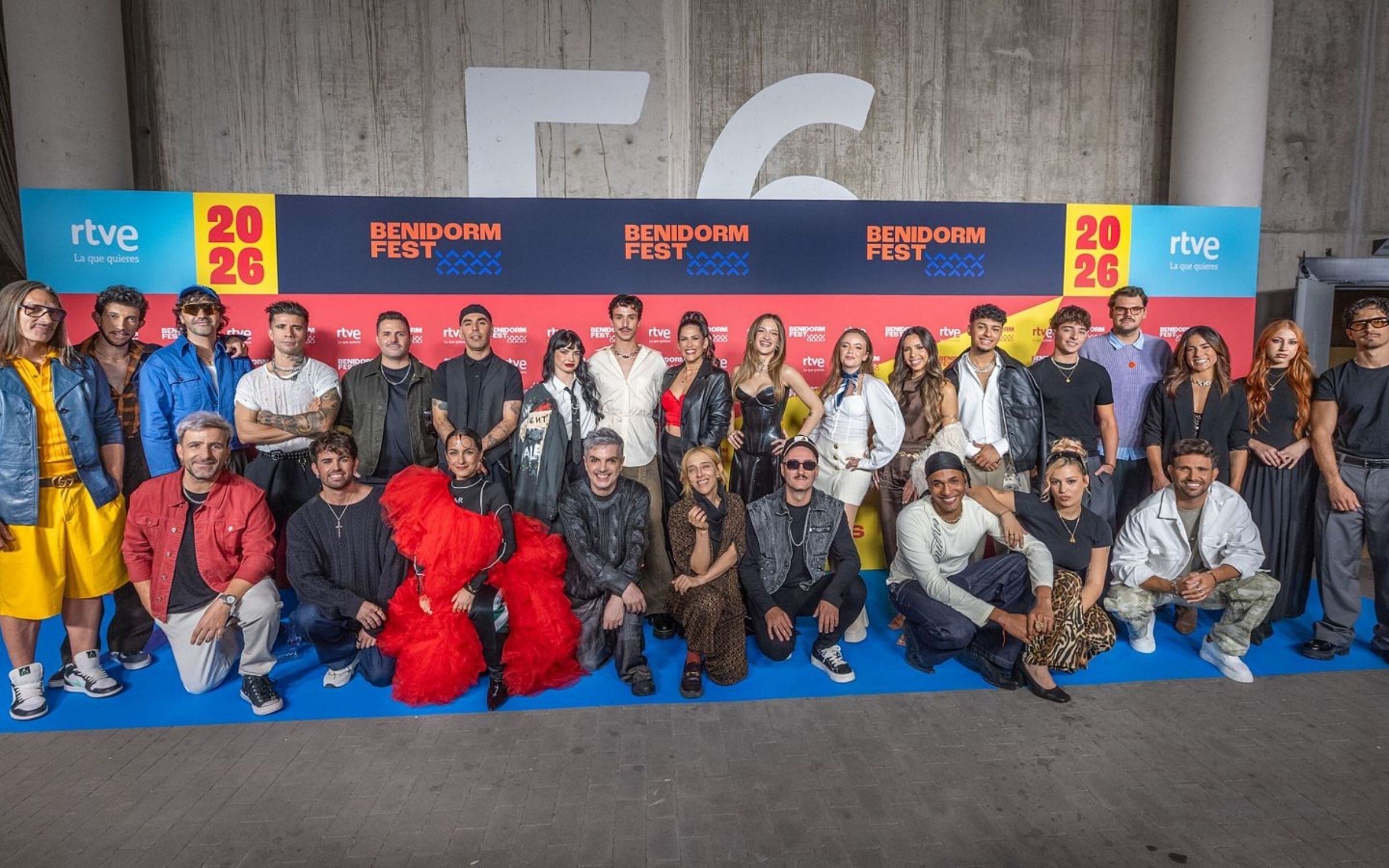 Los 18 concursantes del 'Benidorm Fest 2026'