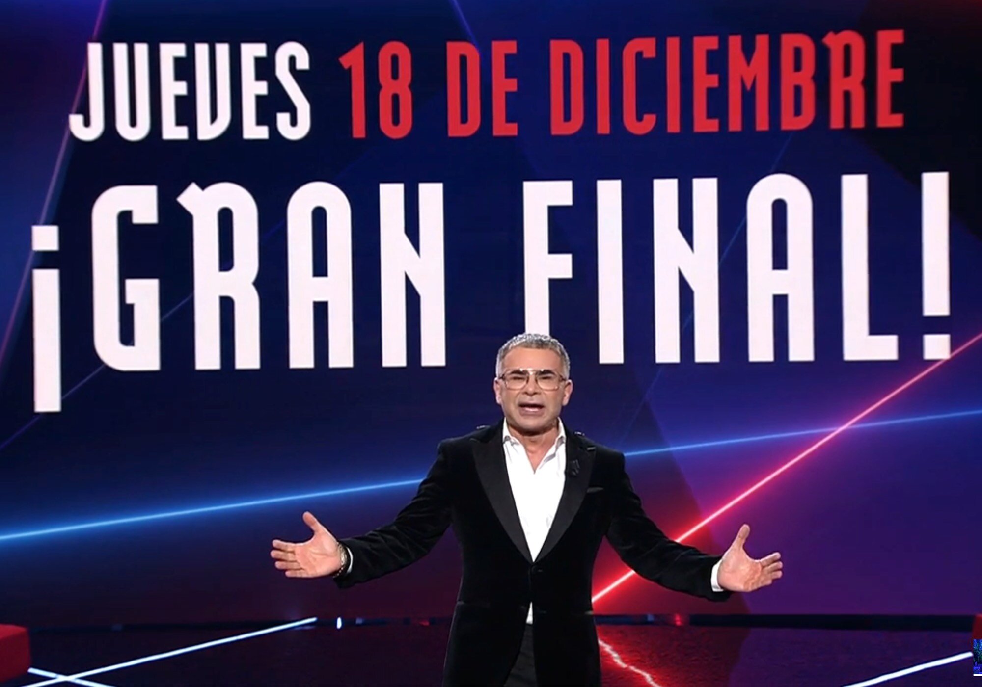 Jorge Javier, anunciando la fecha de la final de 'GH 20'