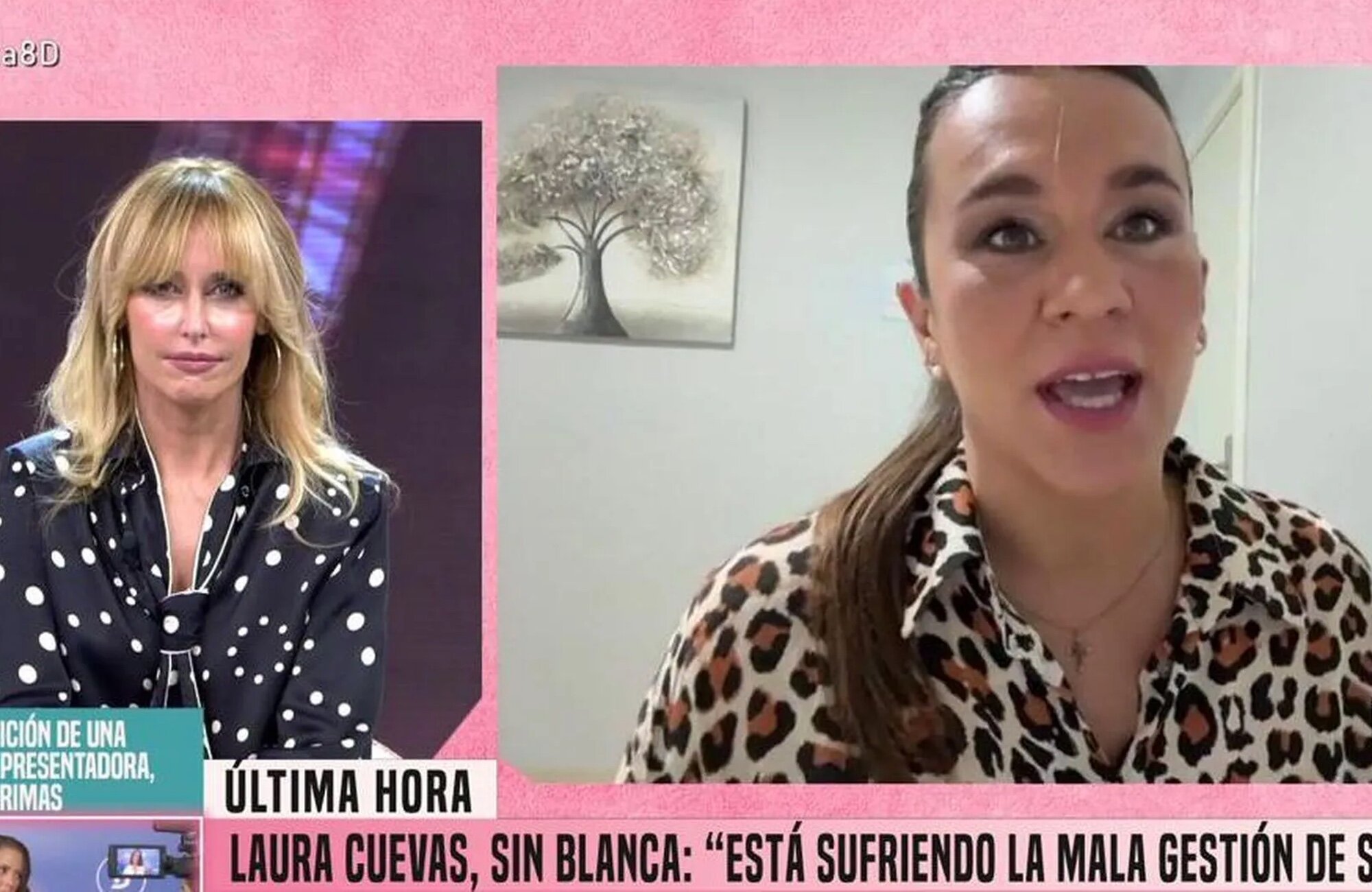 Emma García habla con Laura Cuevas en 'Fiesta'