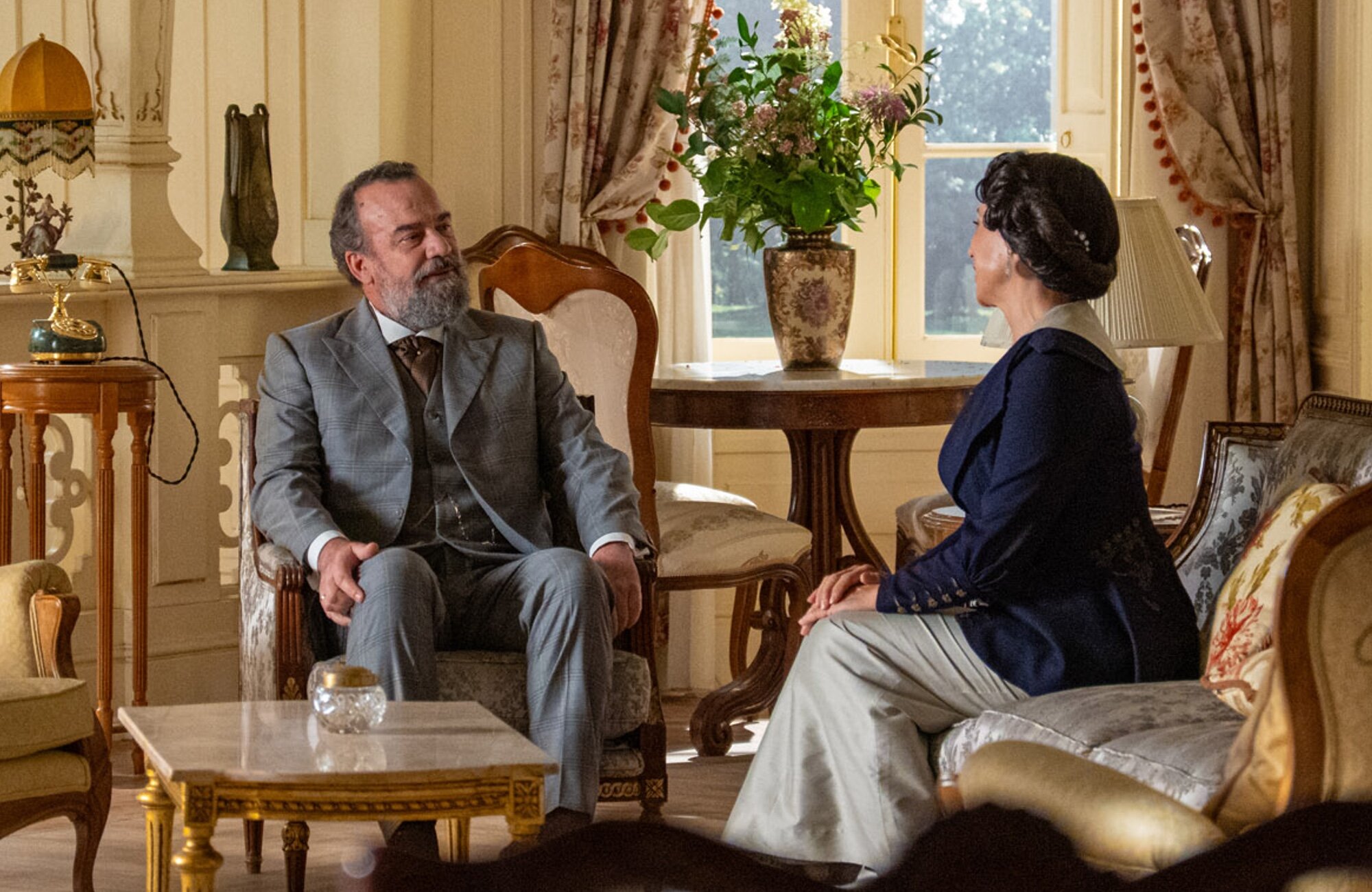 Alonso habla con Leocadia en 'La promesa'