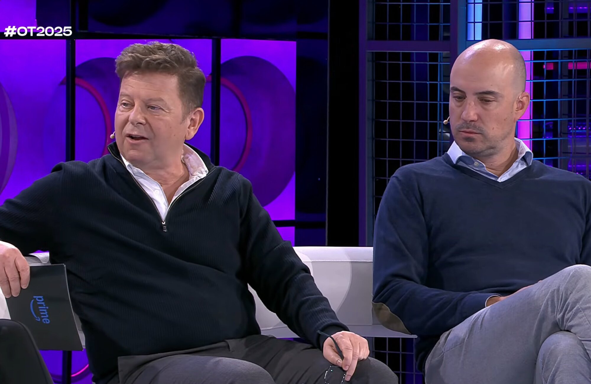 Tinet Rubiera y Óscar Prol en la rueda de 'OT 2025'