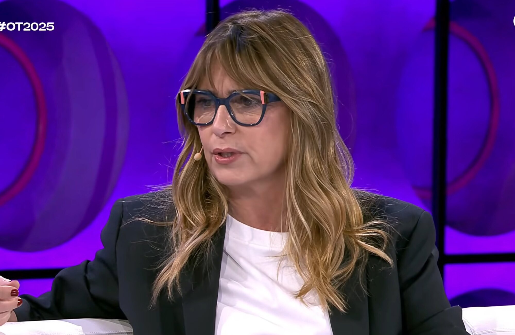 Noemí Galera en la rueda de prensa de 'OT 2025'
