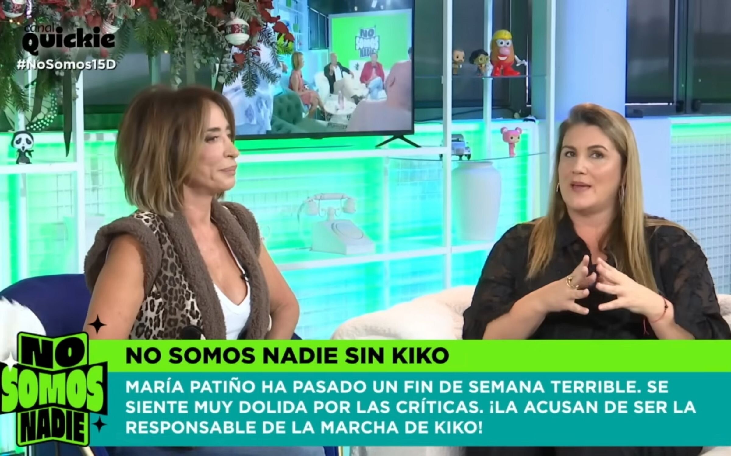 María Patiño y Carlota Corredera en 'No somos nadie'