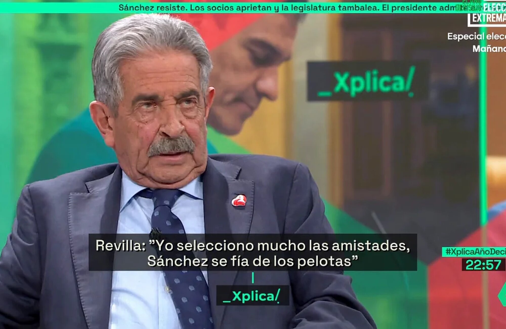Miguel Ángel Revilla en 'laSexta Xplica'