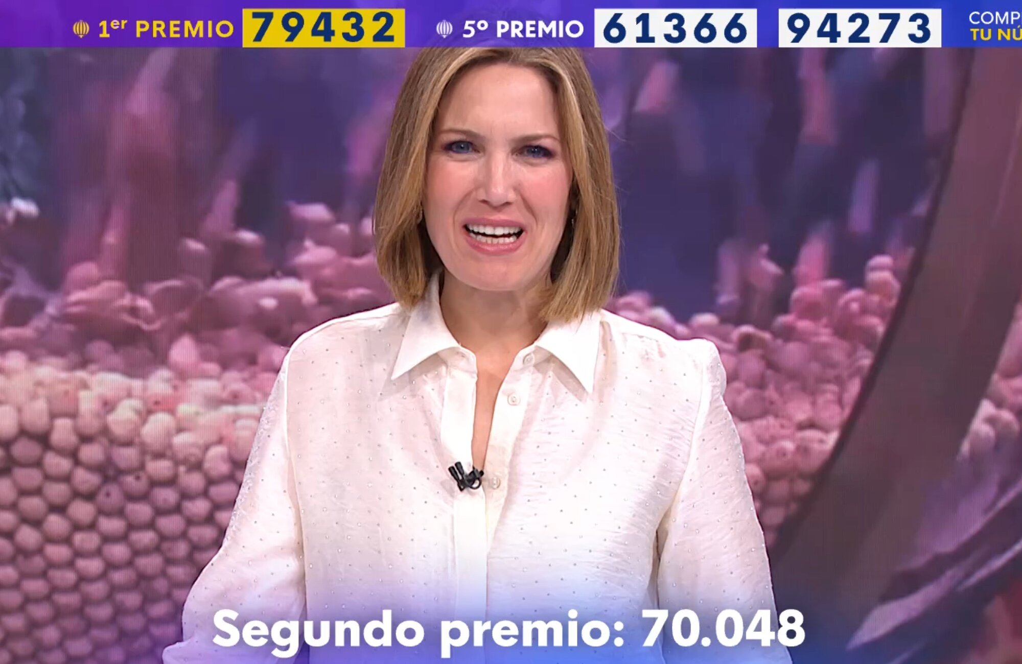 'La hora de La 1' conectó con los lugares agraciados con la Lotería
