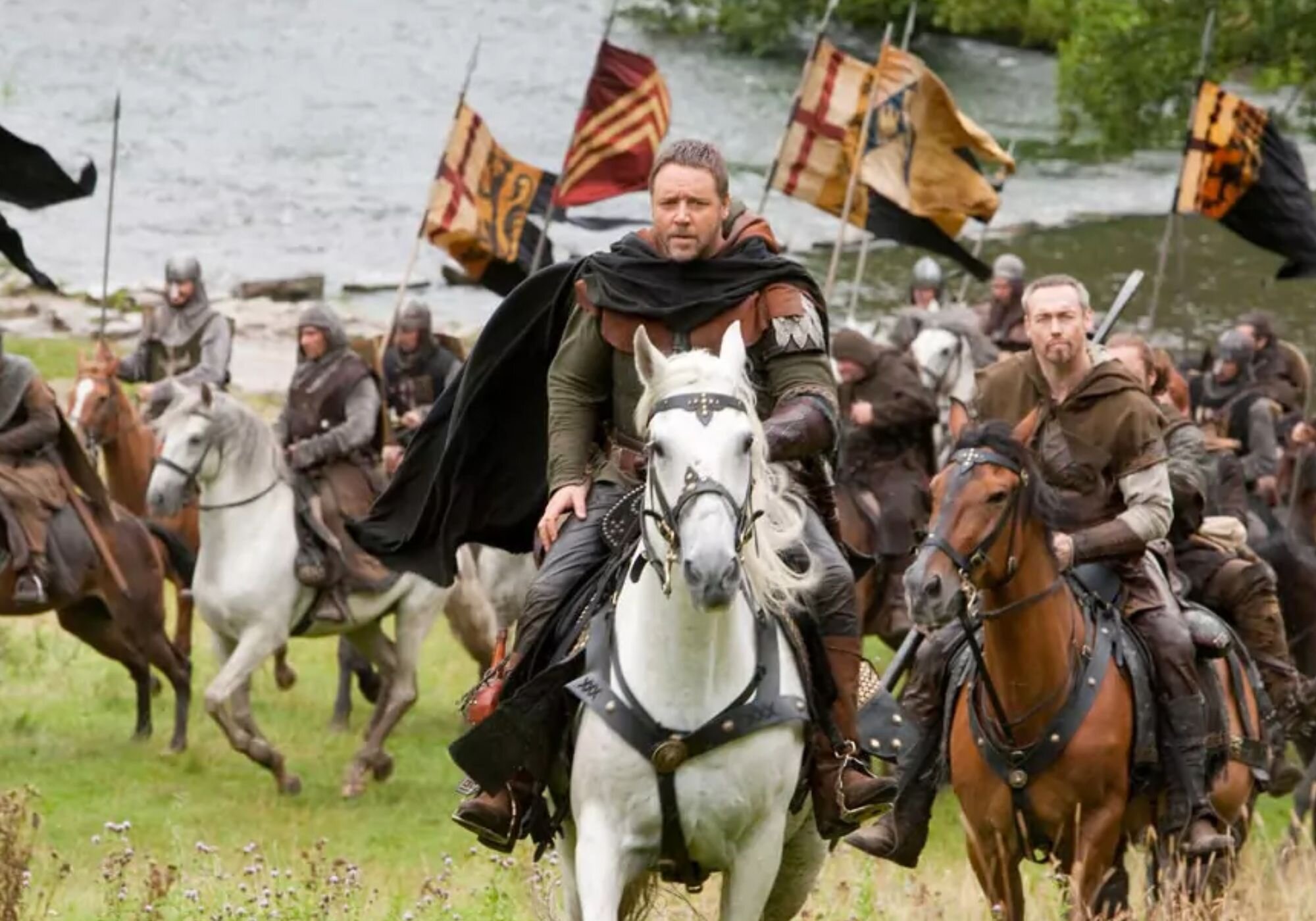 Russell Crowe protagoniza esta película de 'Robin Hood'