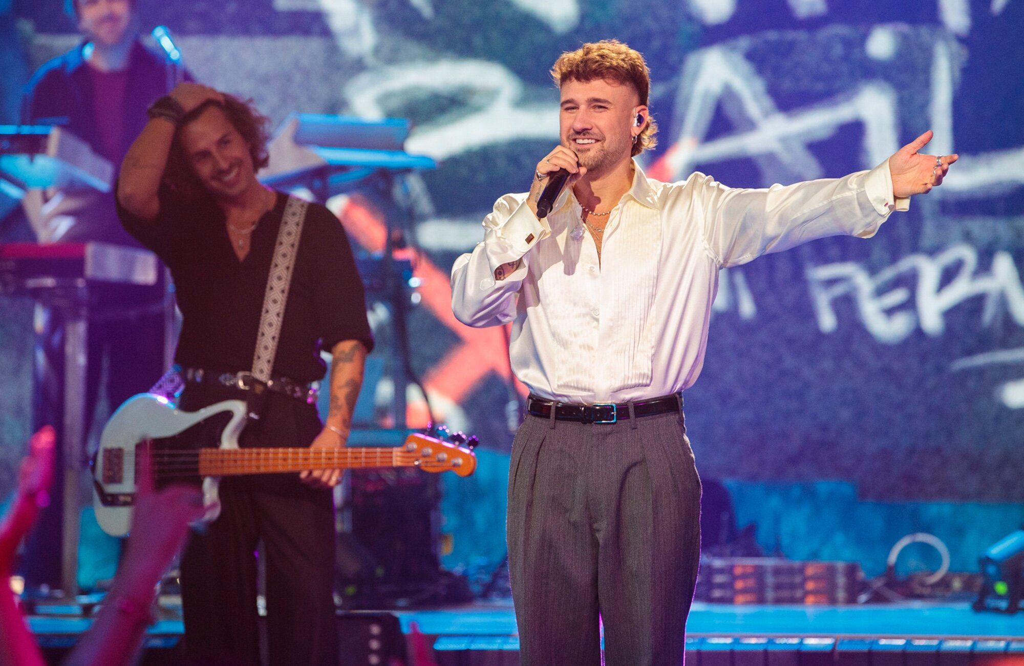 Dani Fernández en su concierto emitido en La 1
