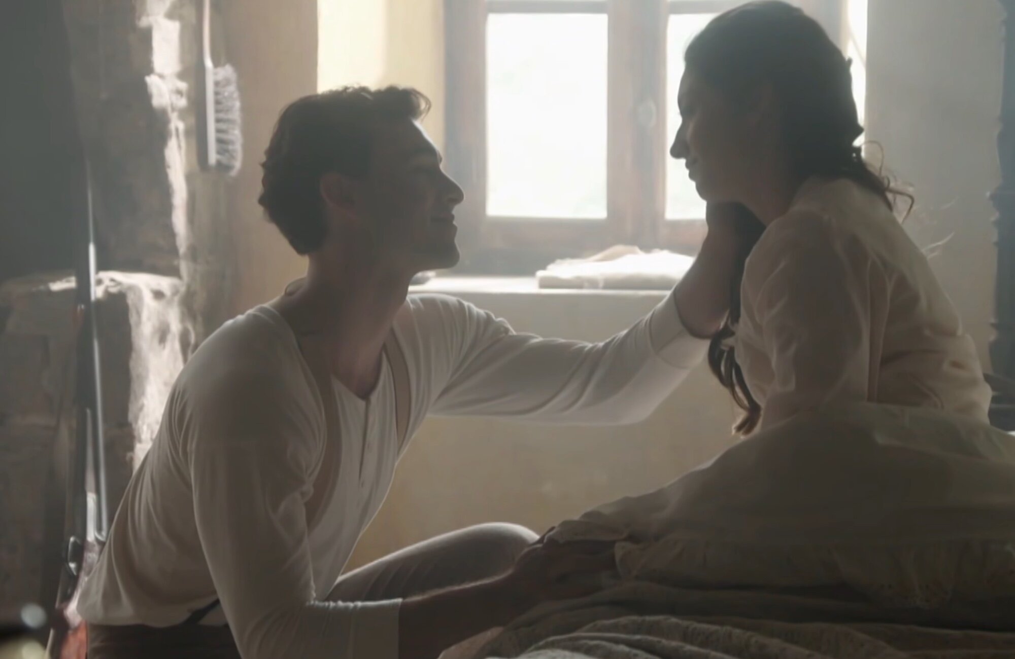 Curro y Ángela en 'La promesa'