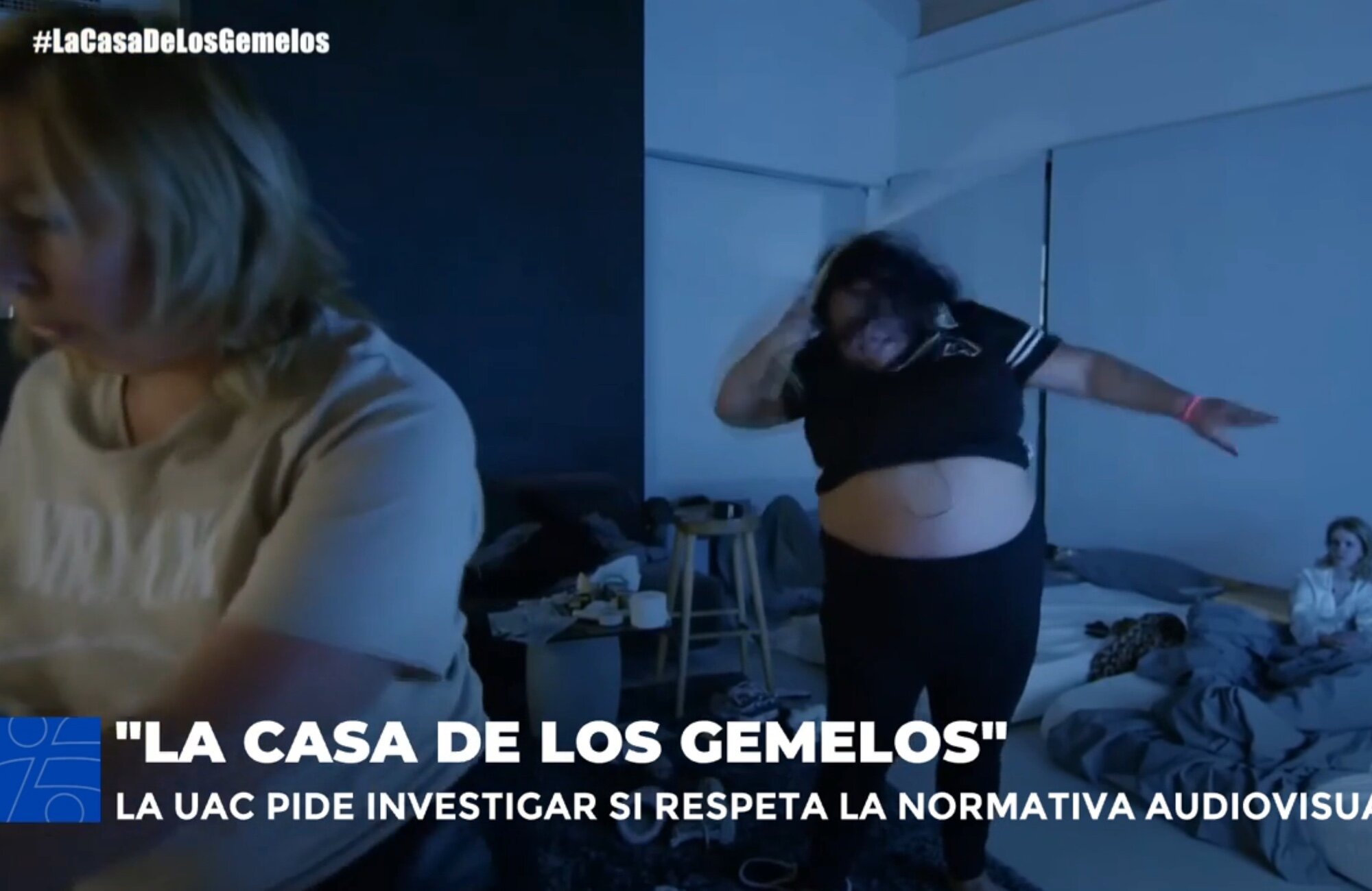 Imágenes de 'La casa de los gemelos 2' emitidas por 'Informativos Telecinco'