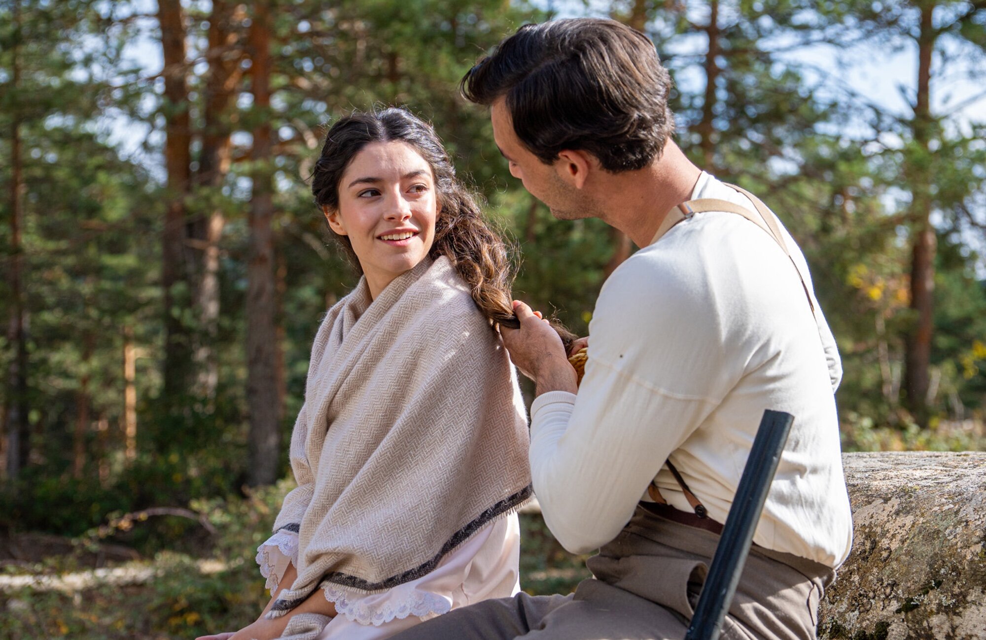 Curro seguirá cuidando de Ángela en la cabaña en 'La promesa'