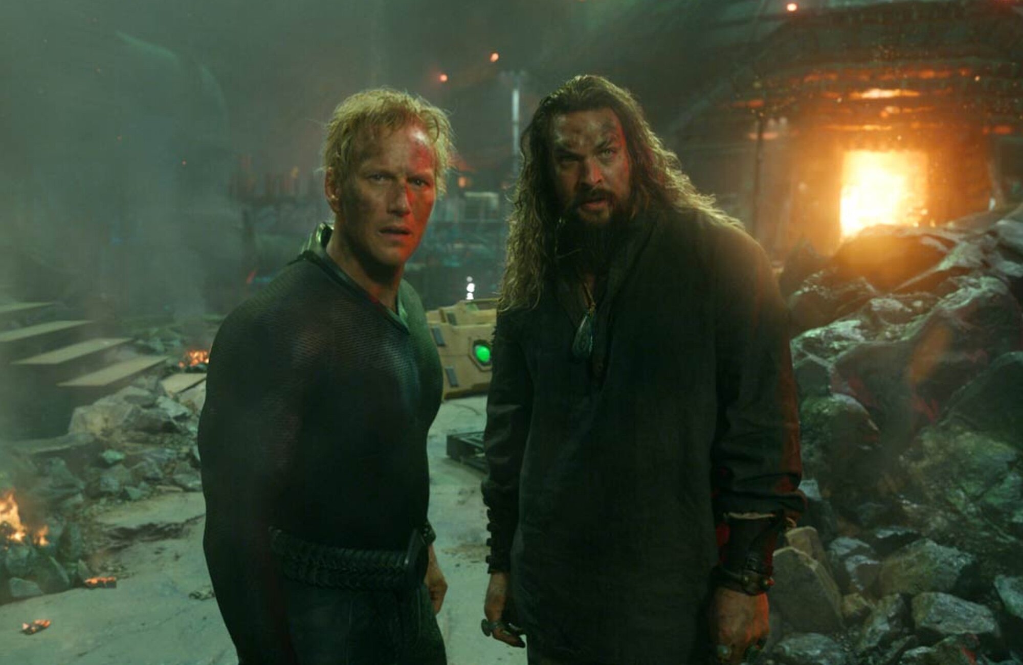 Patrick Wilson y Jason Momoa en 'Aquaman y el reino perdido'
