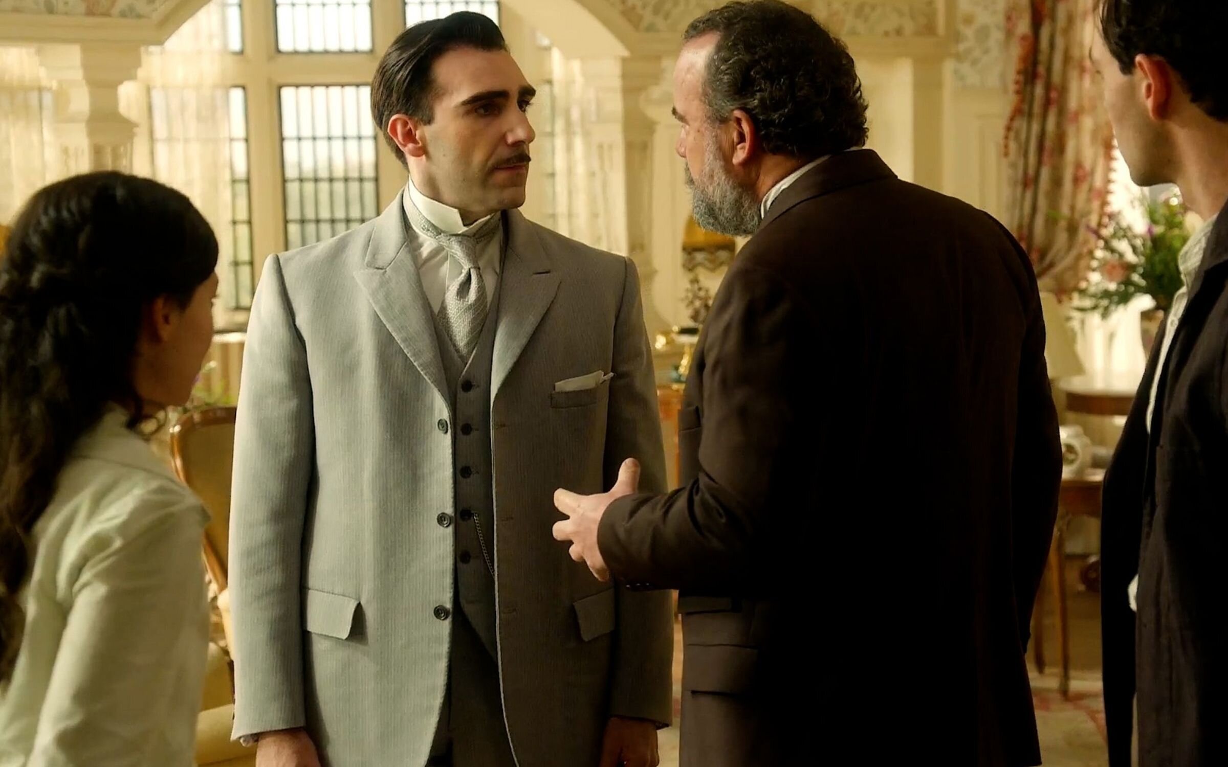 Ángela, Lorenzo, Alonso y Curro en 'La promesa'