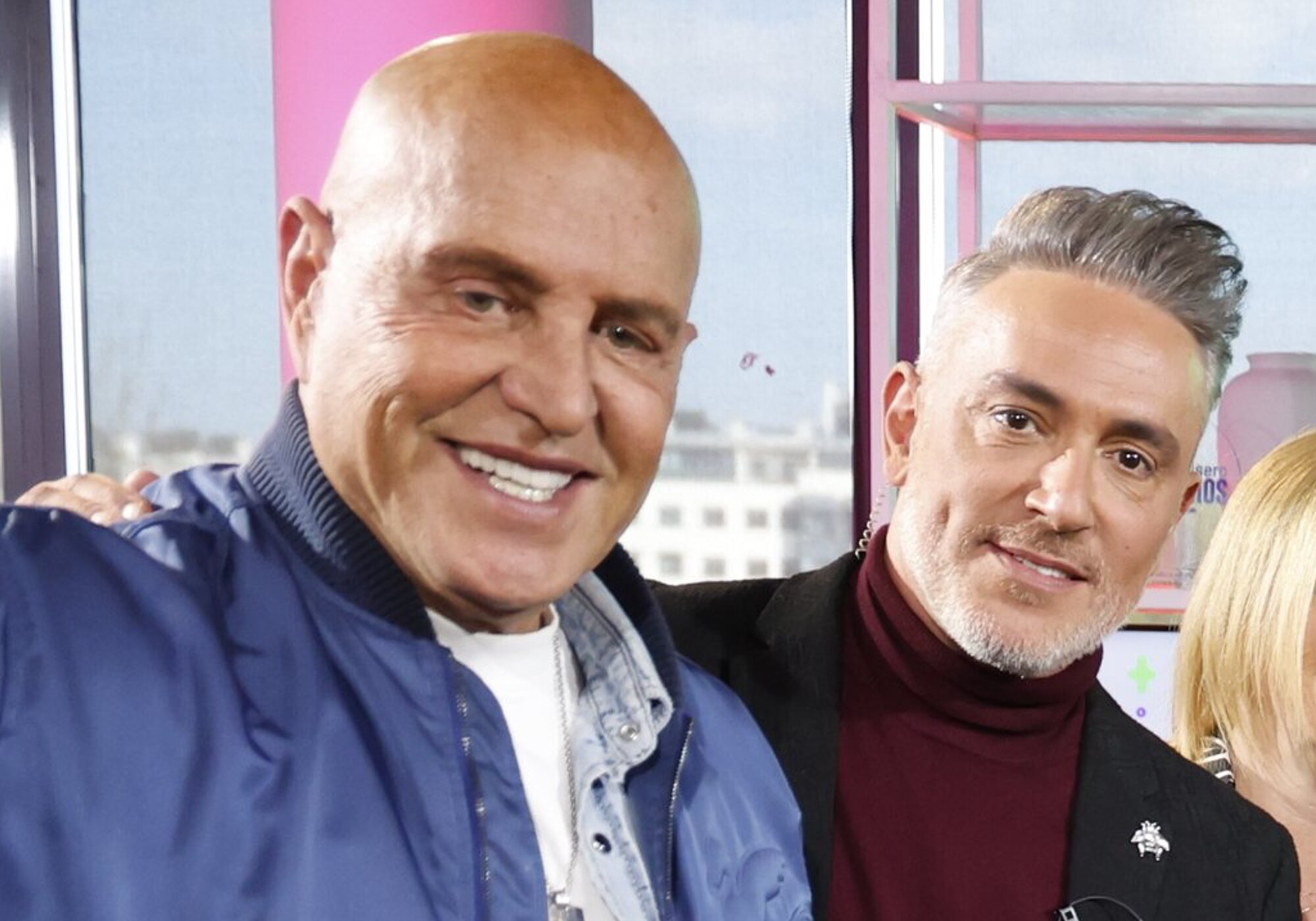 Kiko Matamoros y Kiko Hernández, en el plató de 'No somos nadie'