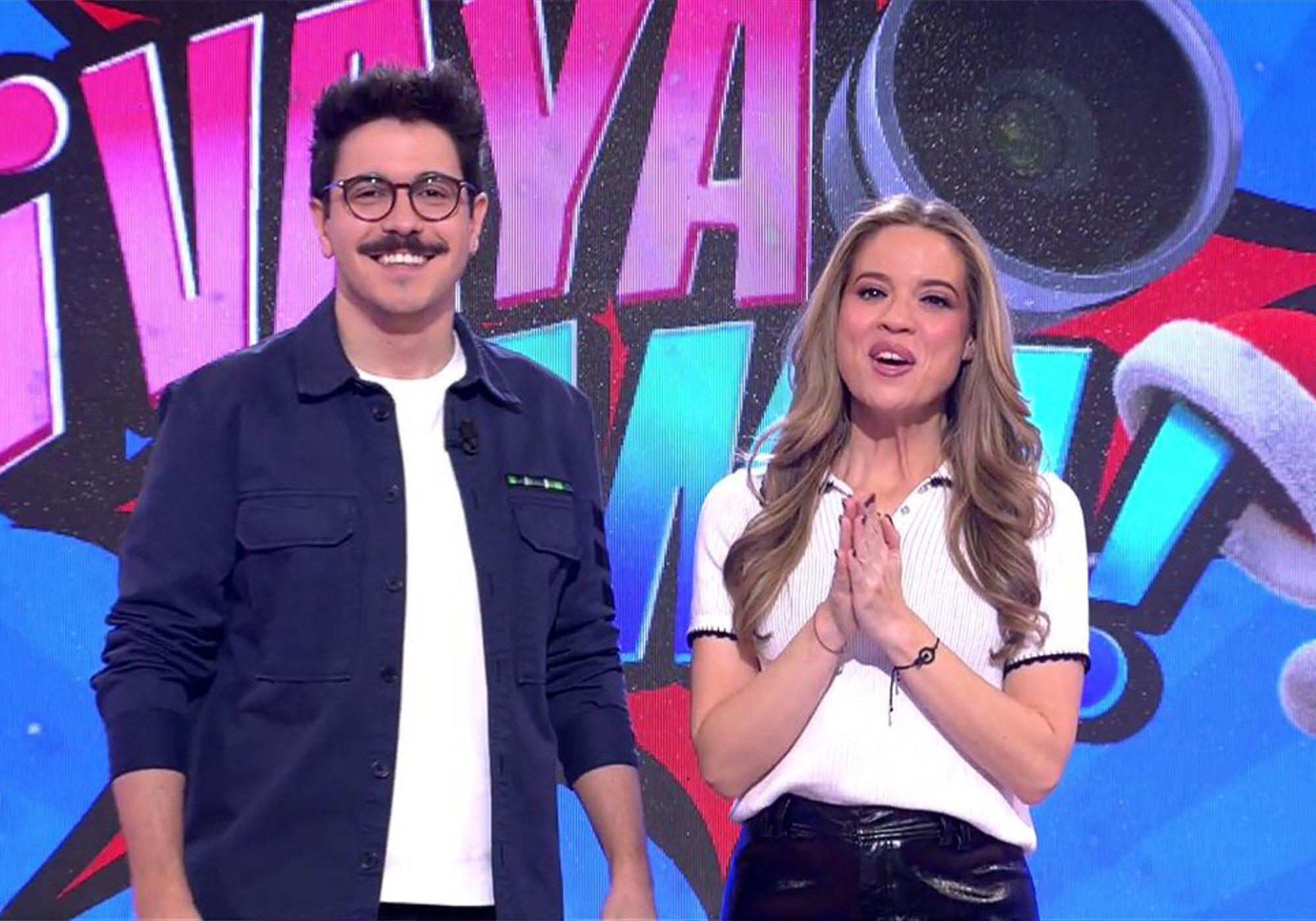 Los presentadores de 'Vaya fama' en esta entrega del festivo
