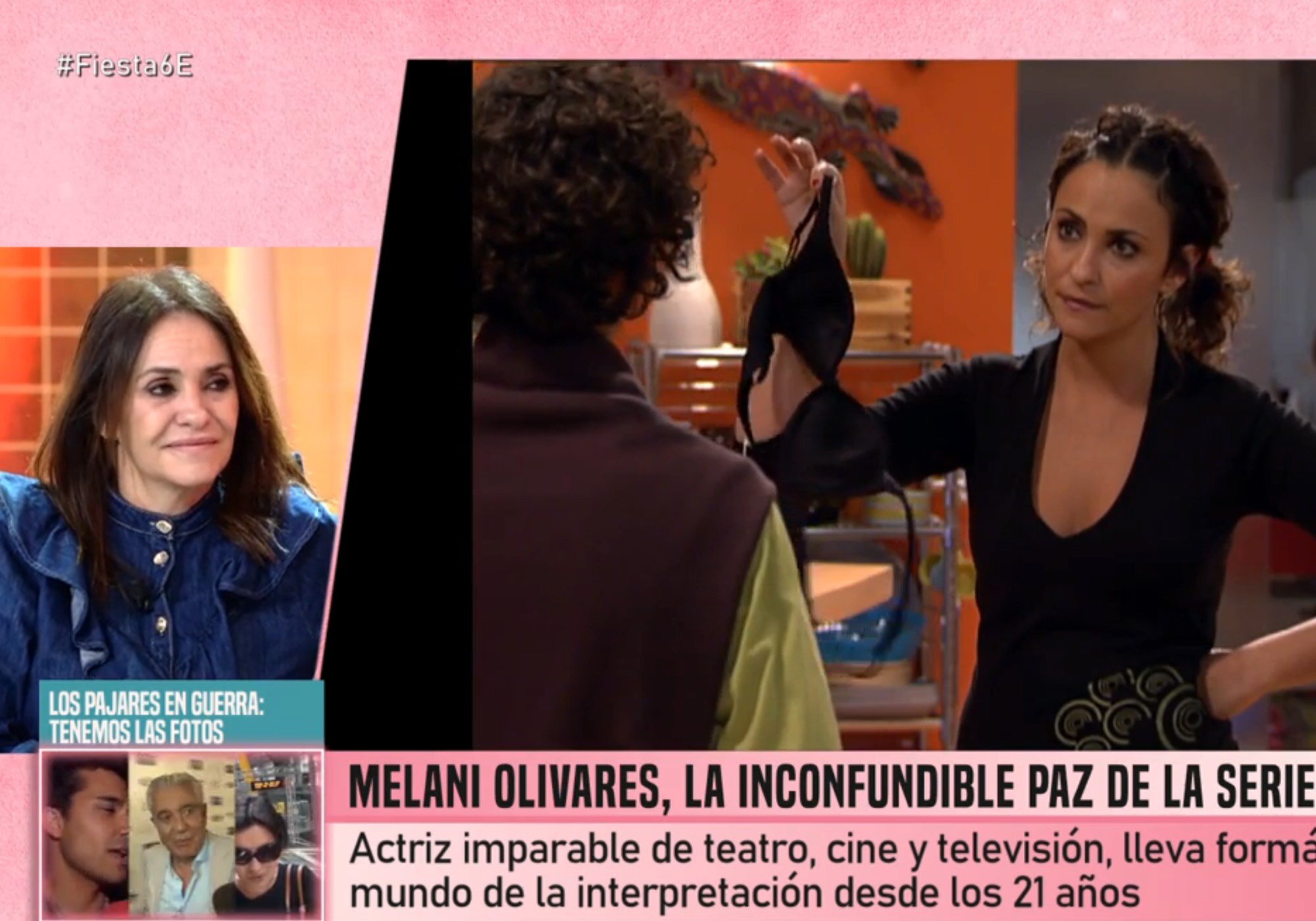 Melani Olivares recuerda el papel de Paz en 'Aída', desde 'Fiesta'