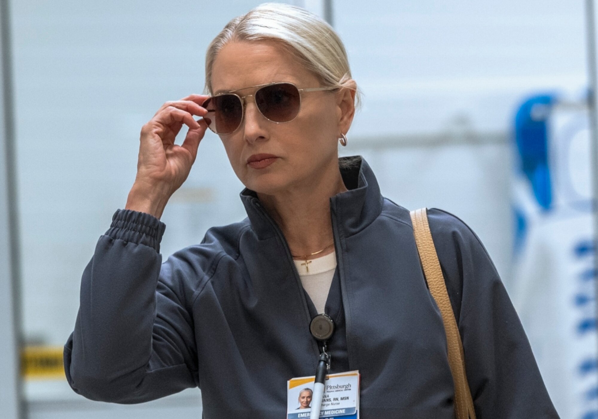 Katherine LaNasa en la segunda temporada de 'The Pitt'