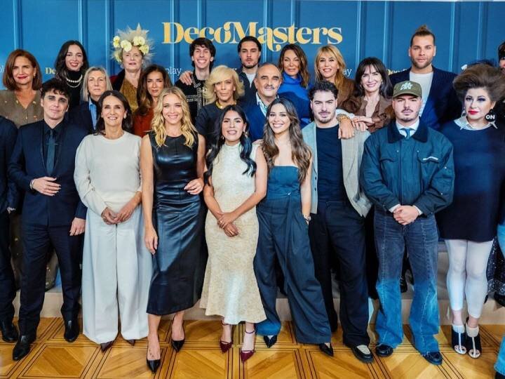 Parte del equipo de 'DecoMasters' en su presentación