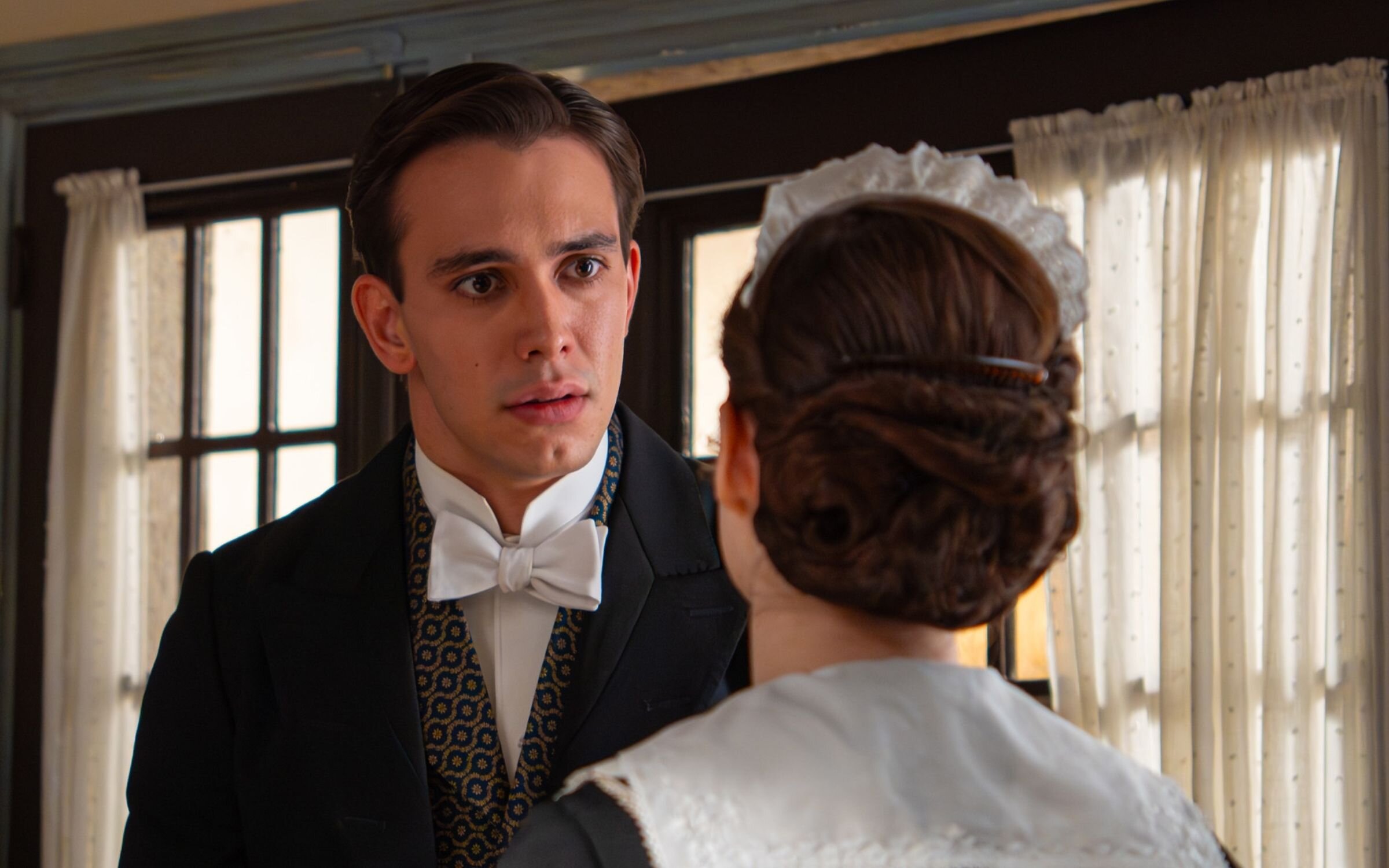 Carlo y María Fernández en 'La promesa'