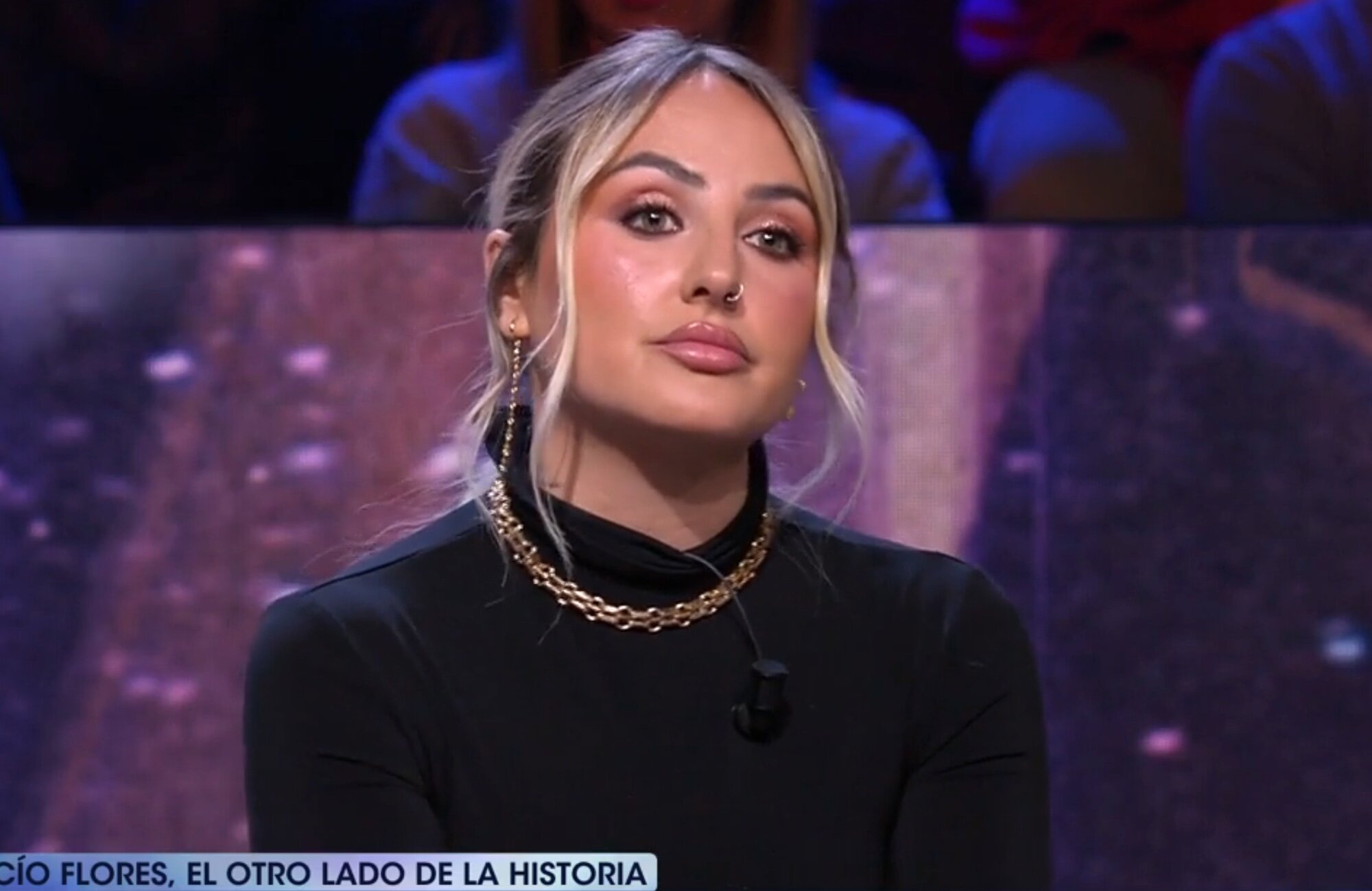 Rocío Flores en el plató de '¡De viernes!'