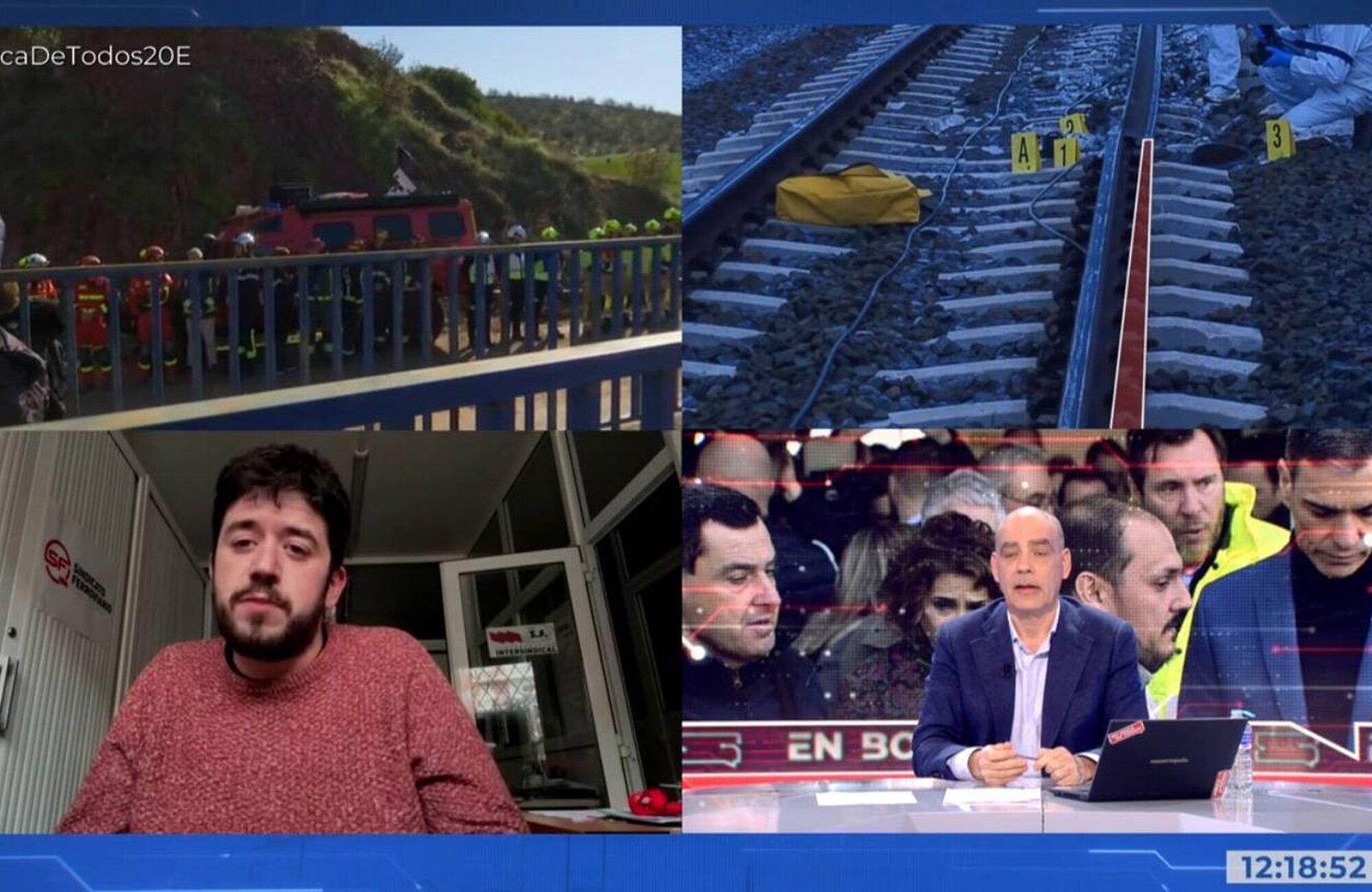 Conexión de 'En boca de todos' con el responsable de comunicación del sindicato ferroviario