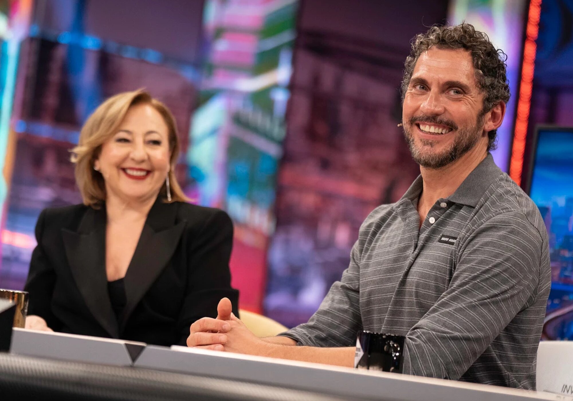 Carmen Machi y Paco León en 'El hormiguero'