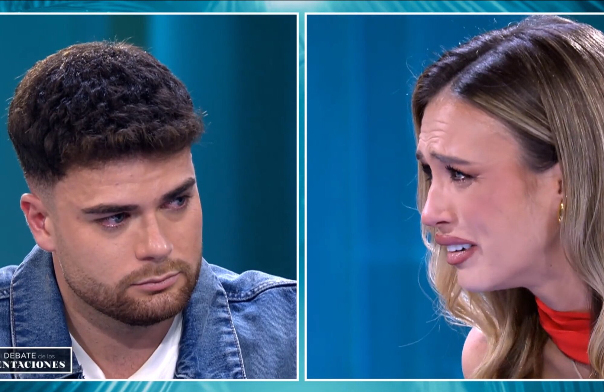 Darío y Almudena en 'El debate final de las tentaciones'