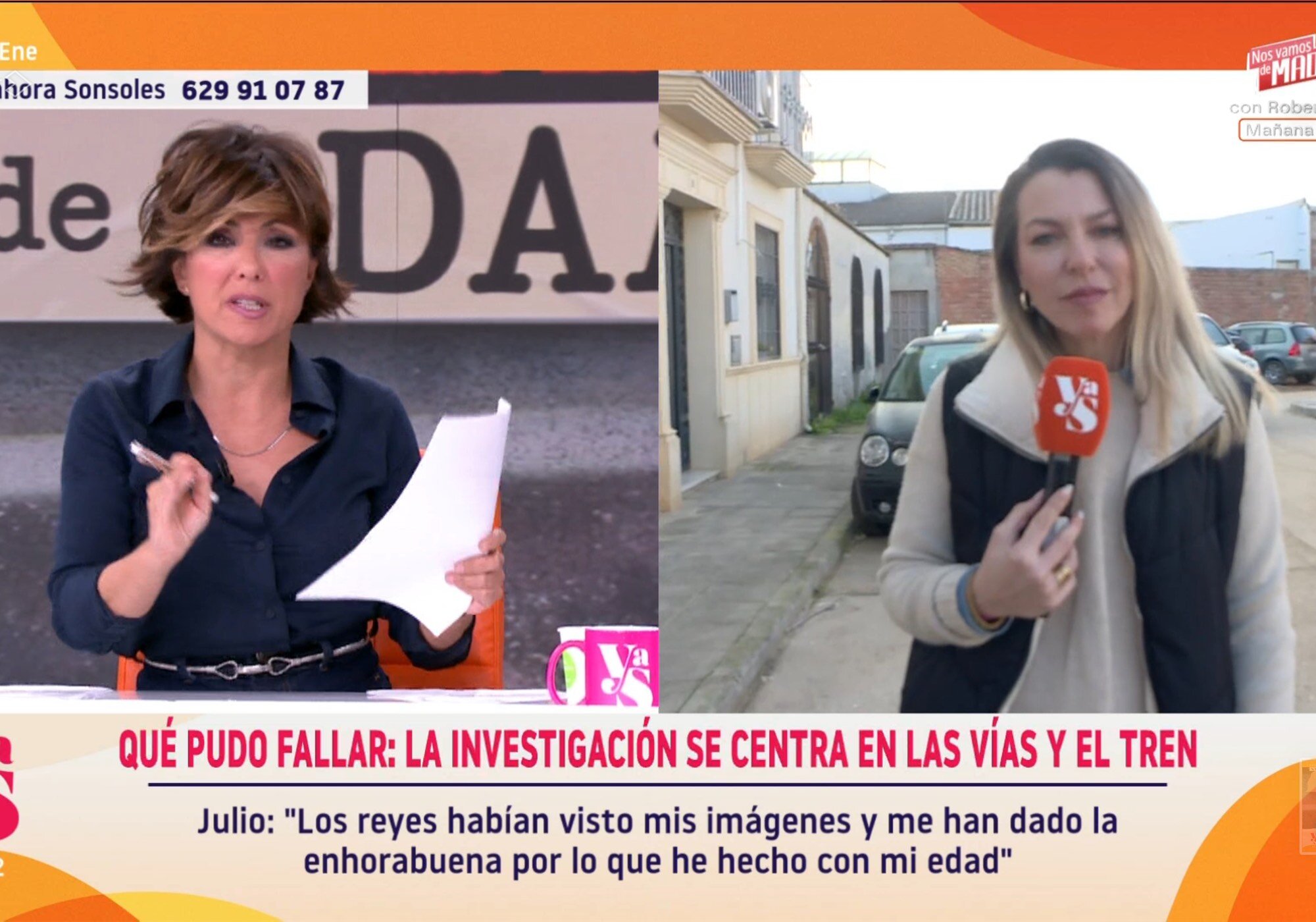 Sonsoles Ónega conecta con Arancha Pérez Ponce, en Adamuz, en 'Y ahora, Sonsoles'