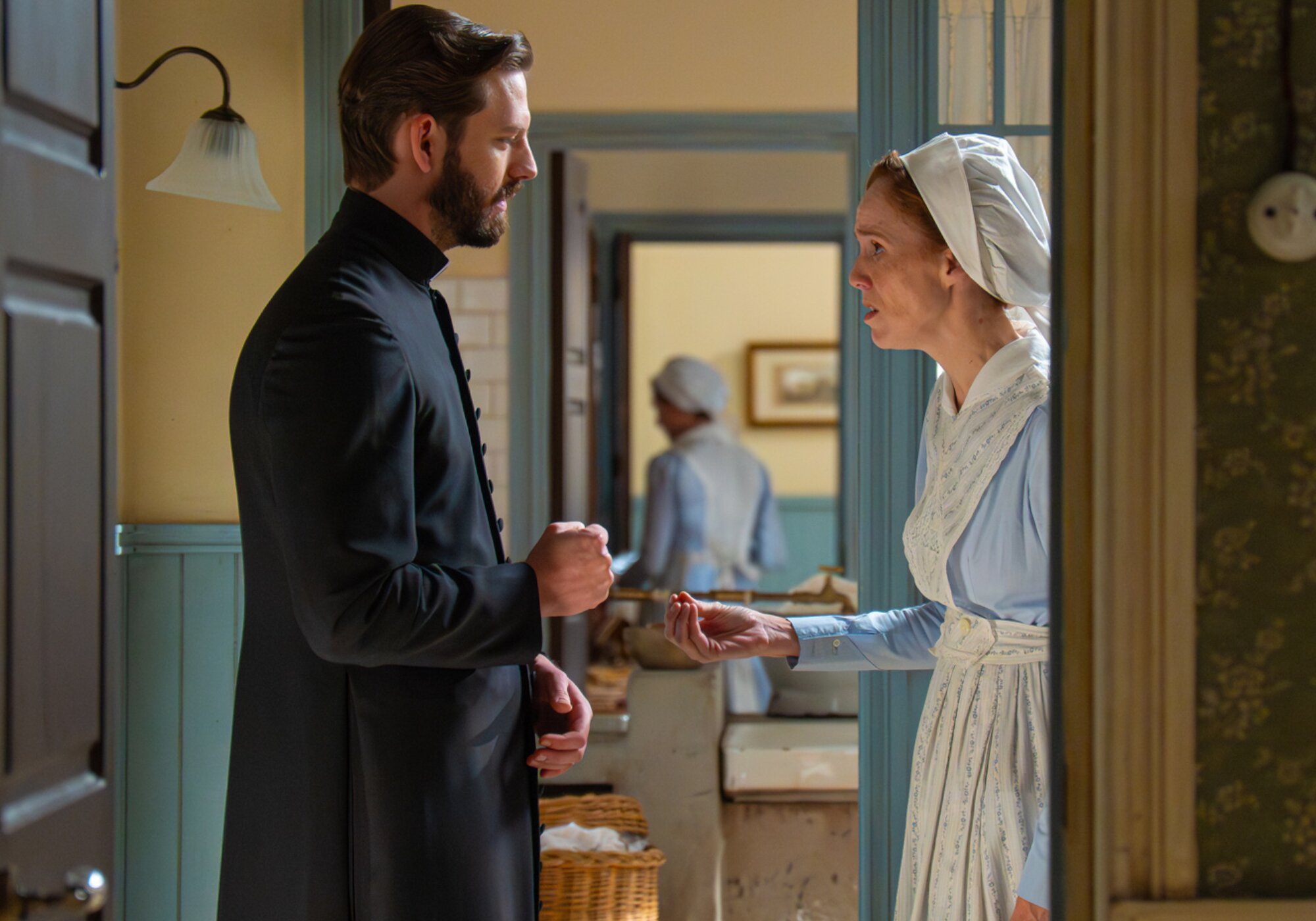 Samuel y Pía en 'La promesa'