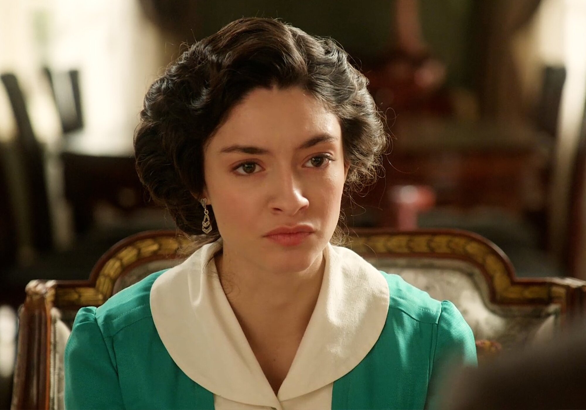 Ángela, muy tensa en 'La promesa'