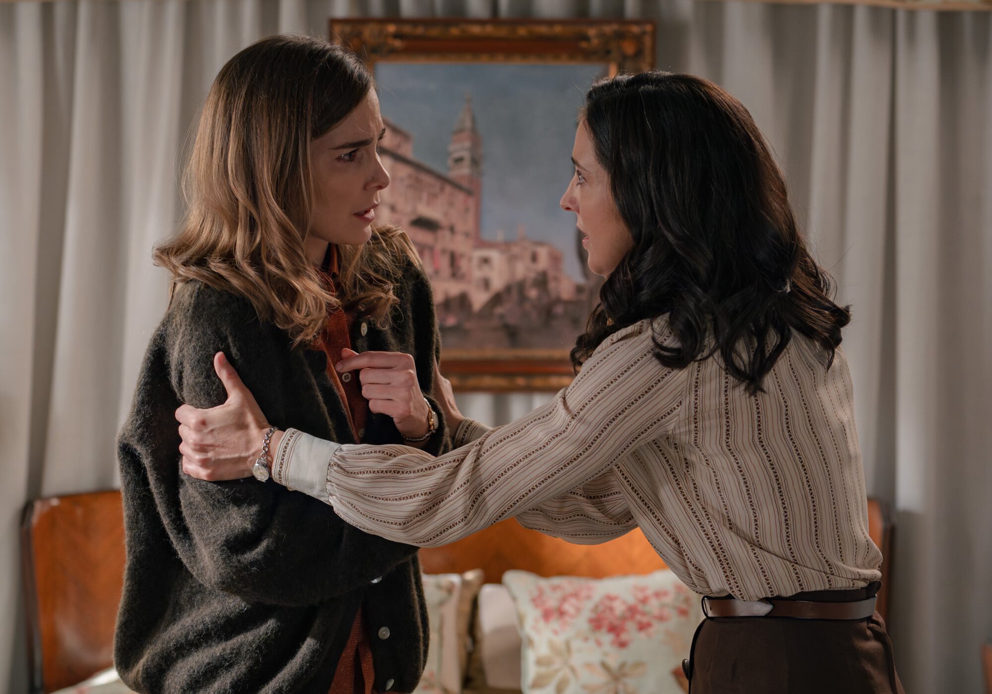 Begoña y Luz, muy preocupadas en 'Sueños de libertad'