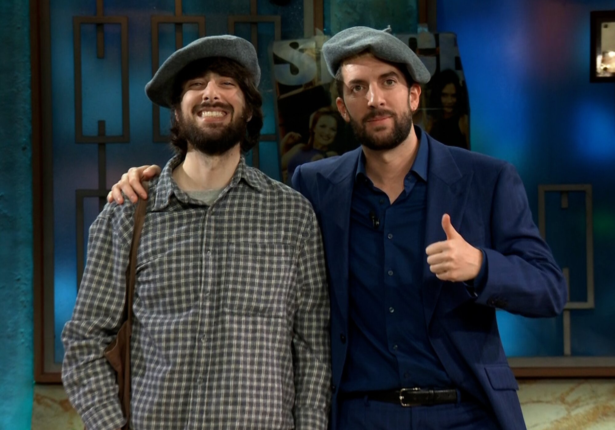 David Uclés junto a David Broncano en 'La revuelta'