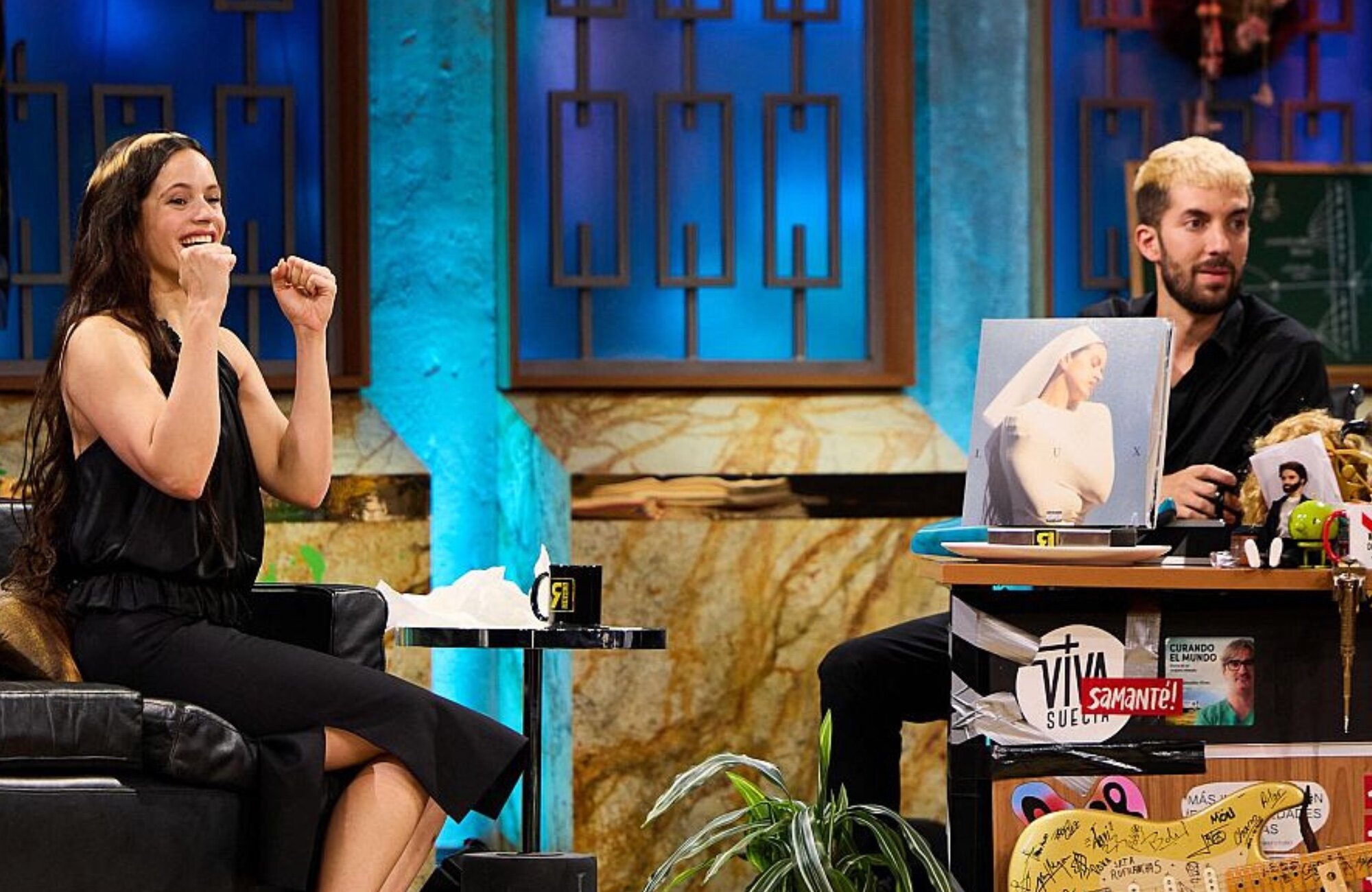 La visita de Rosalía a 'La revuelta'