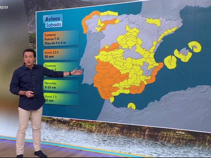 Jacob Petrus informa del temporal en 'Aquí la tierra'