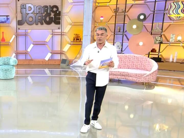 Jorge Javier en el plató de 'El diario de Jorge'