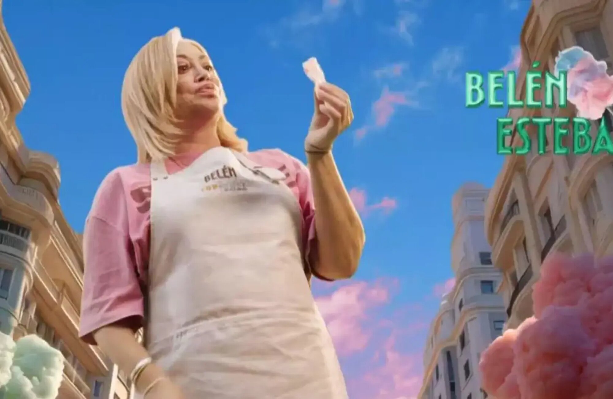 Belén Esteban en la promo de 'Top chef: dulces y famosos'