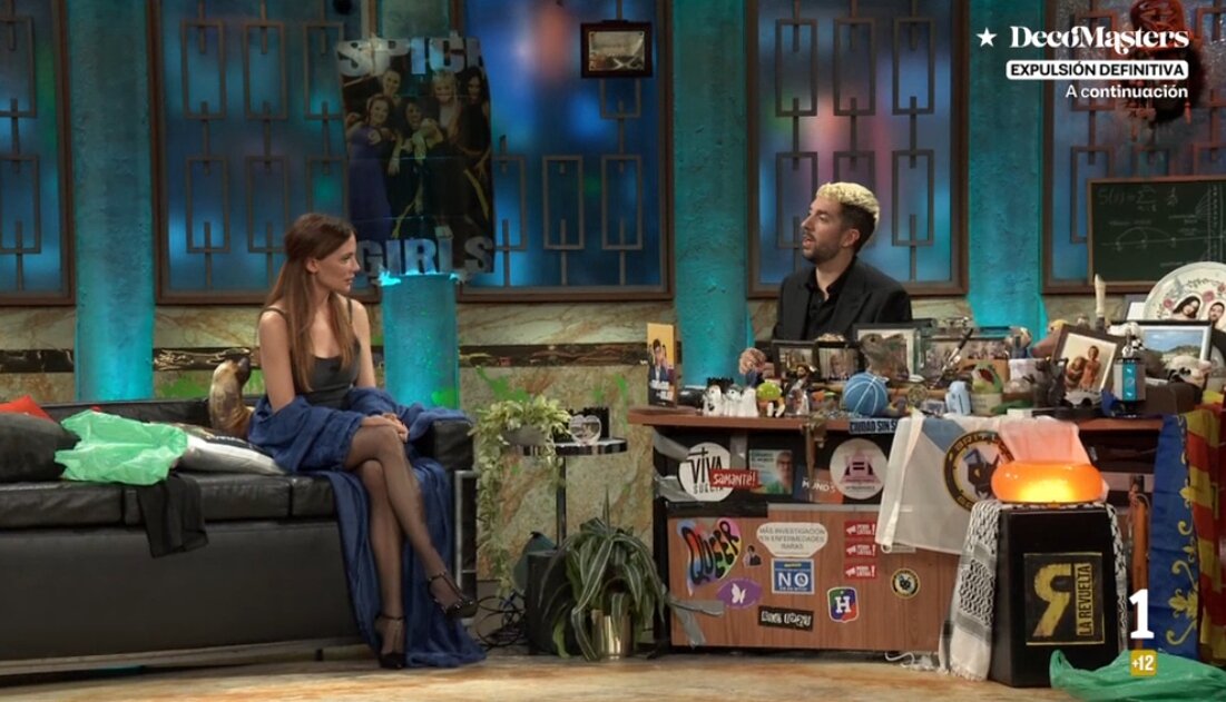 María Hervás y David Broncano anoche en La Revuelta