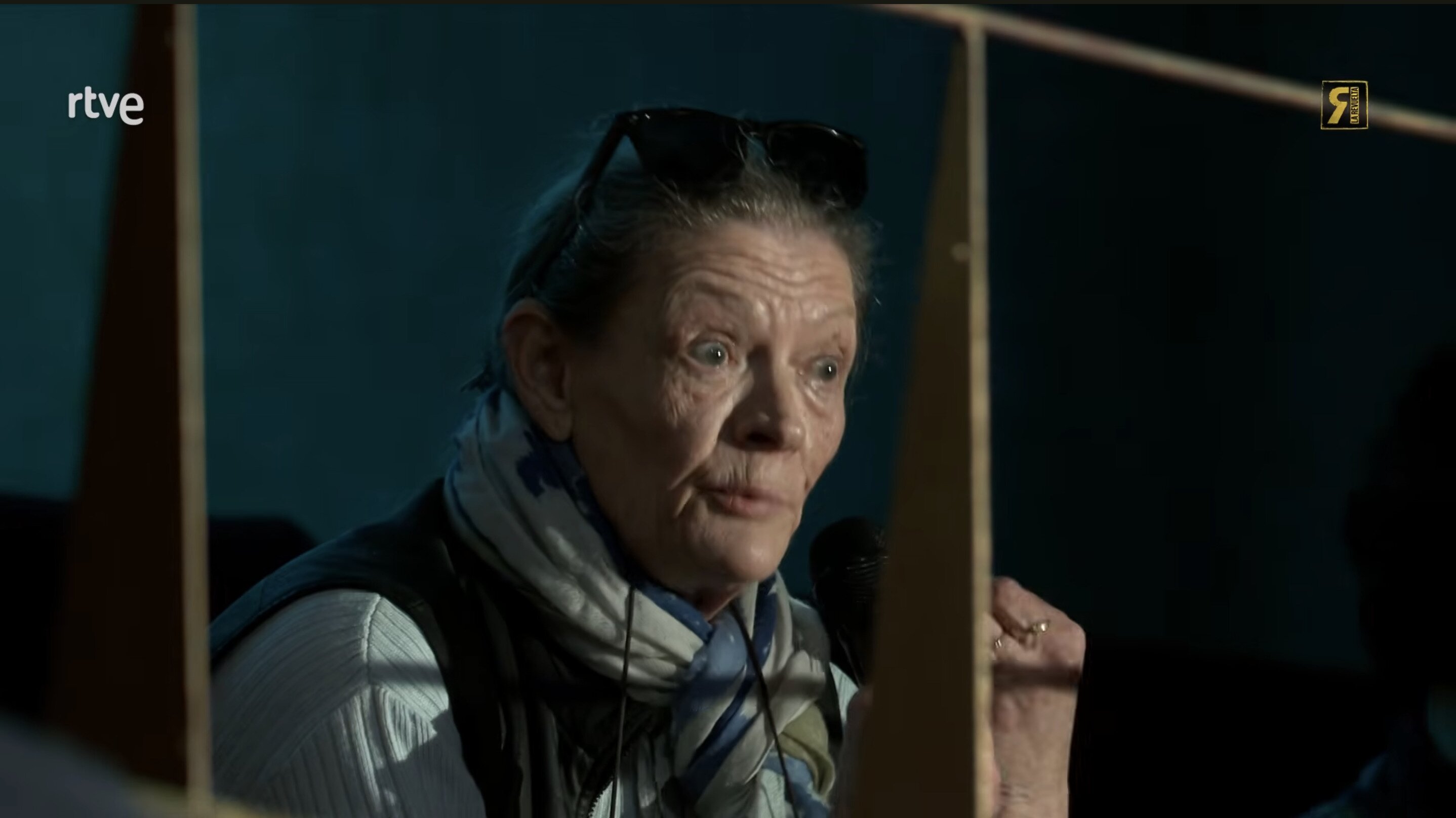 Juana, madre de María Hervás, durante su intervención en La Revuelta