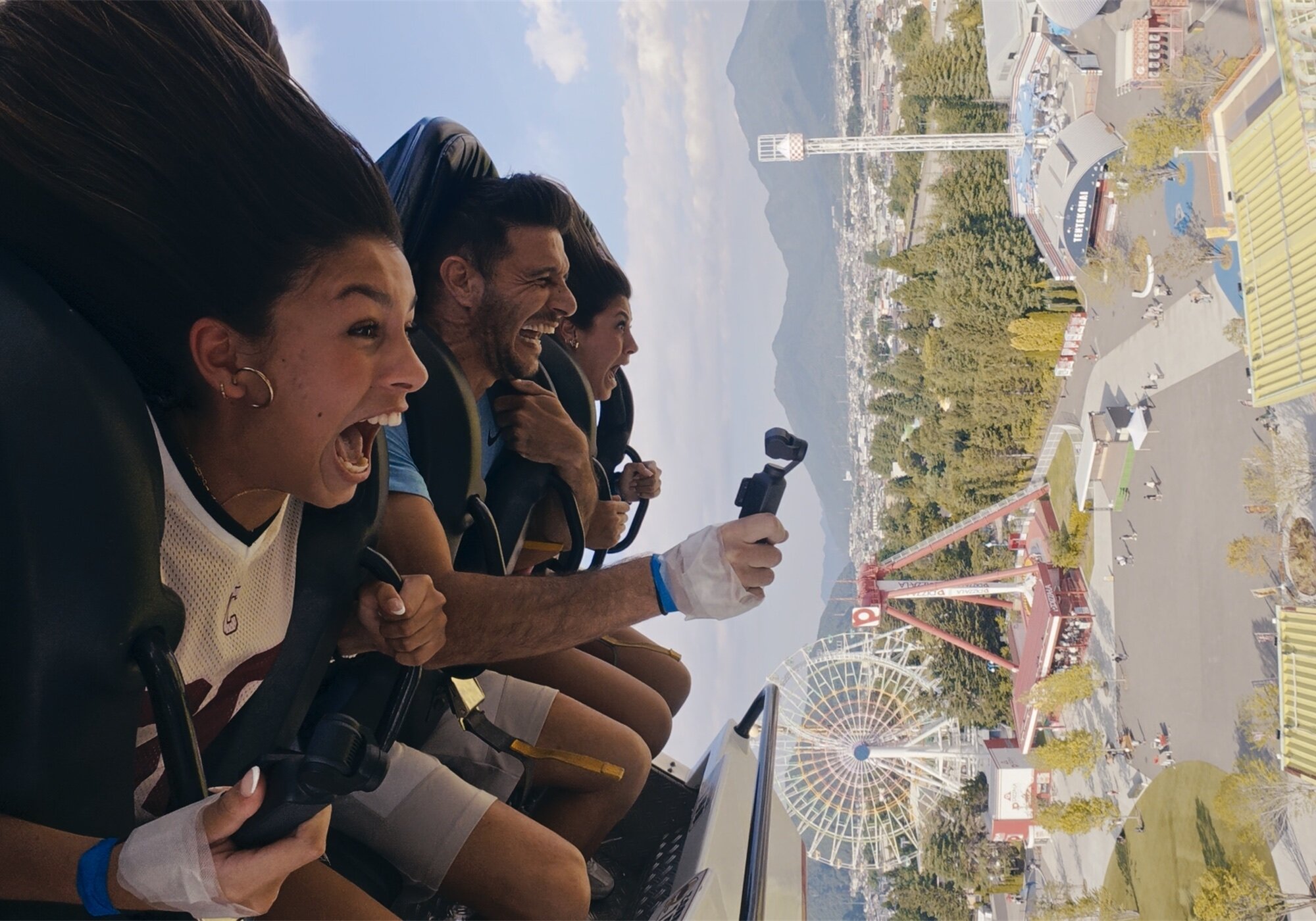 'El capitán en Japón' en un parque de atracciones