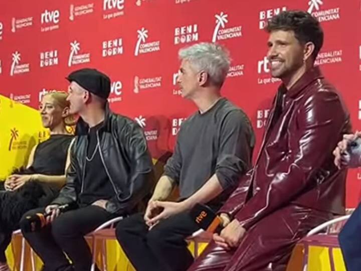 Miranda! & bailamamá y Dani J en la rueda de prensa de la semifinal 2 del Benidorm Fest 2026