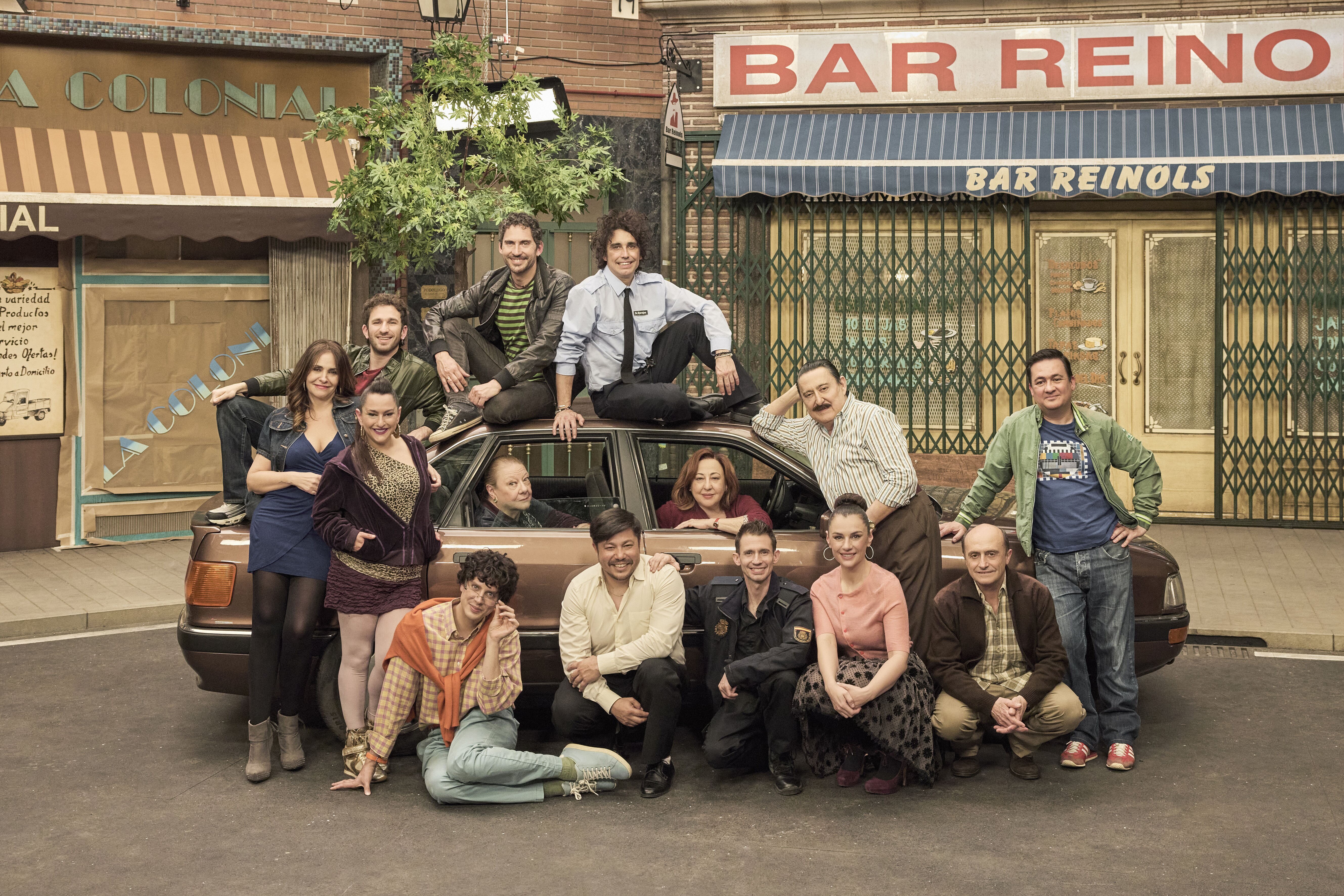 El elenco de 'Aída y vuelta'