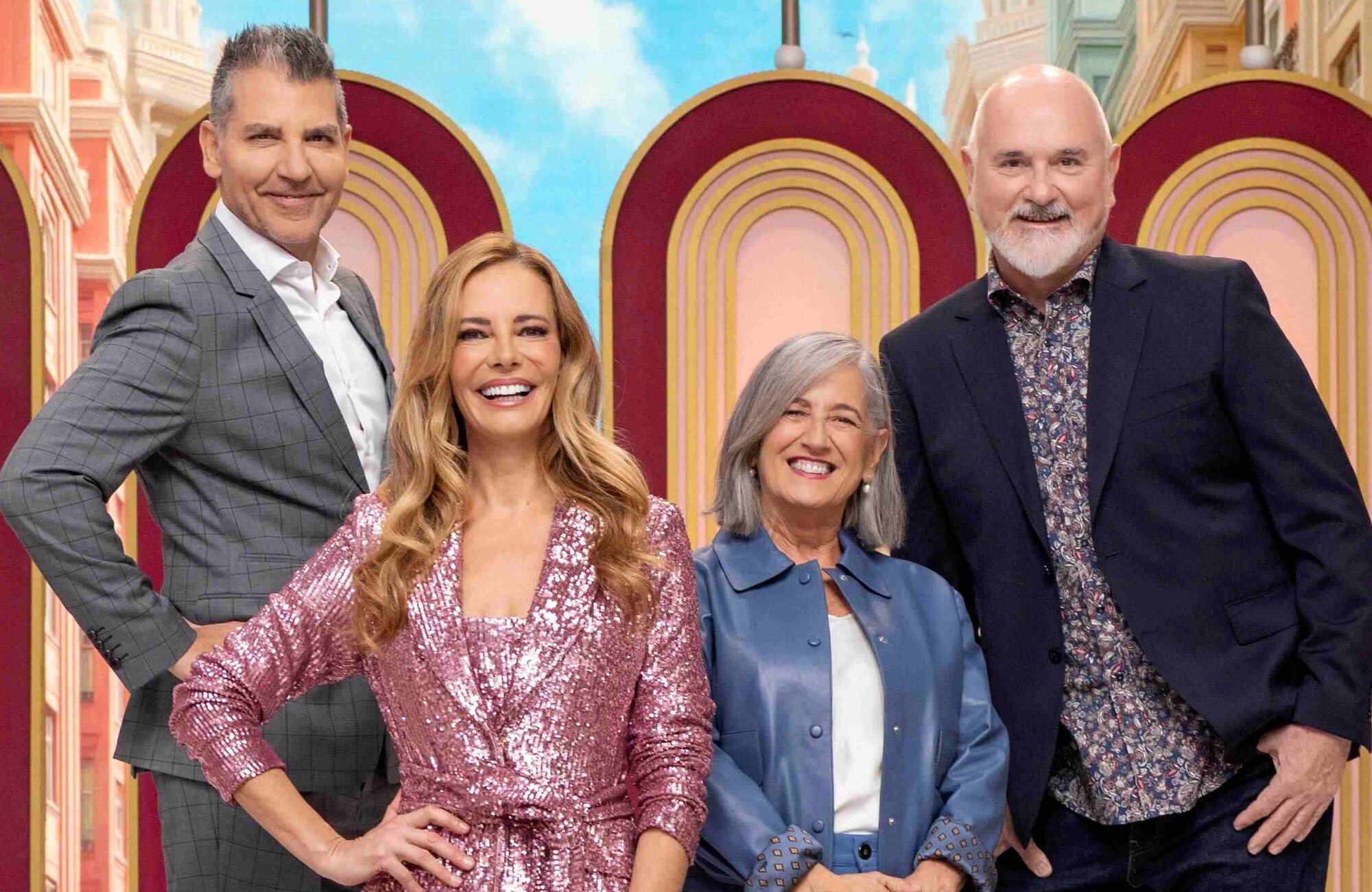 Paula Vázquez junto al jurado de 'Top Chef: dulces y famosos'