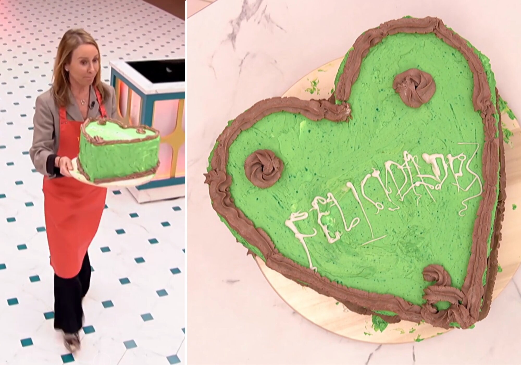 Marina Castaño presenta su elaboración en 'Top Chef: Dulces y famosos'