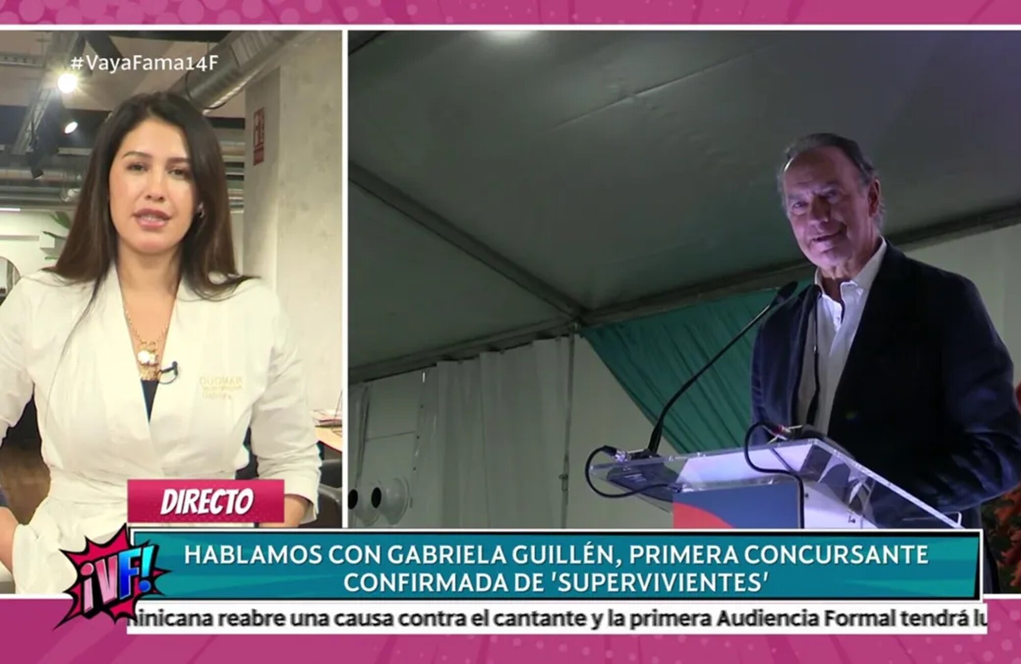 Gabriela Guillén habla de Bertín Osborne en '¡Vaya fama!'